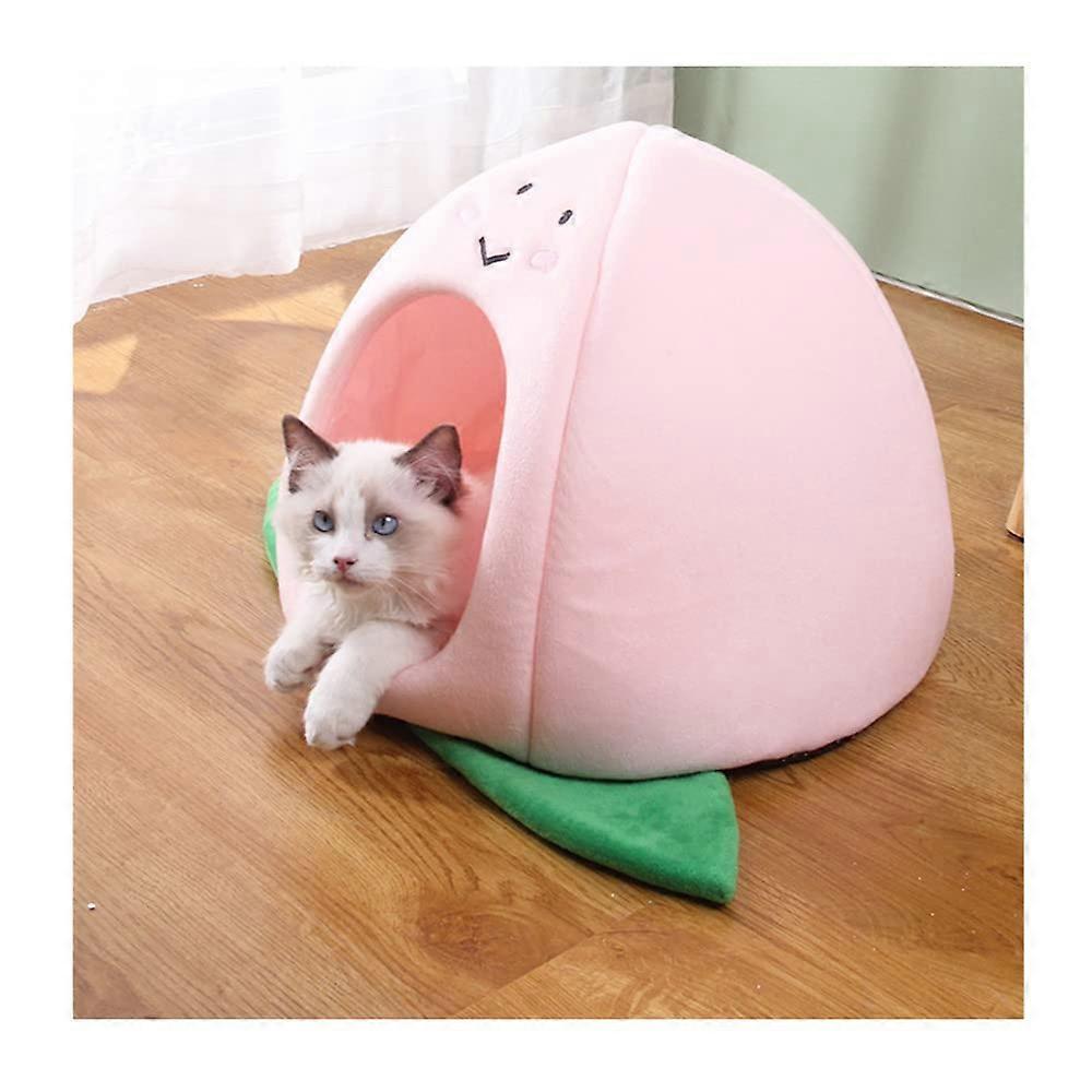 Cat Nest Peach Apple Zongzi Shaped Cat Sofa Bed Cute and Comfortable Pet Cat House