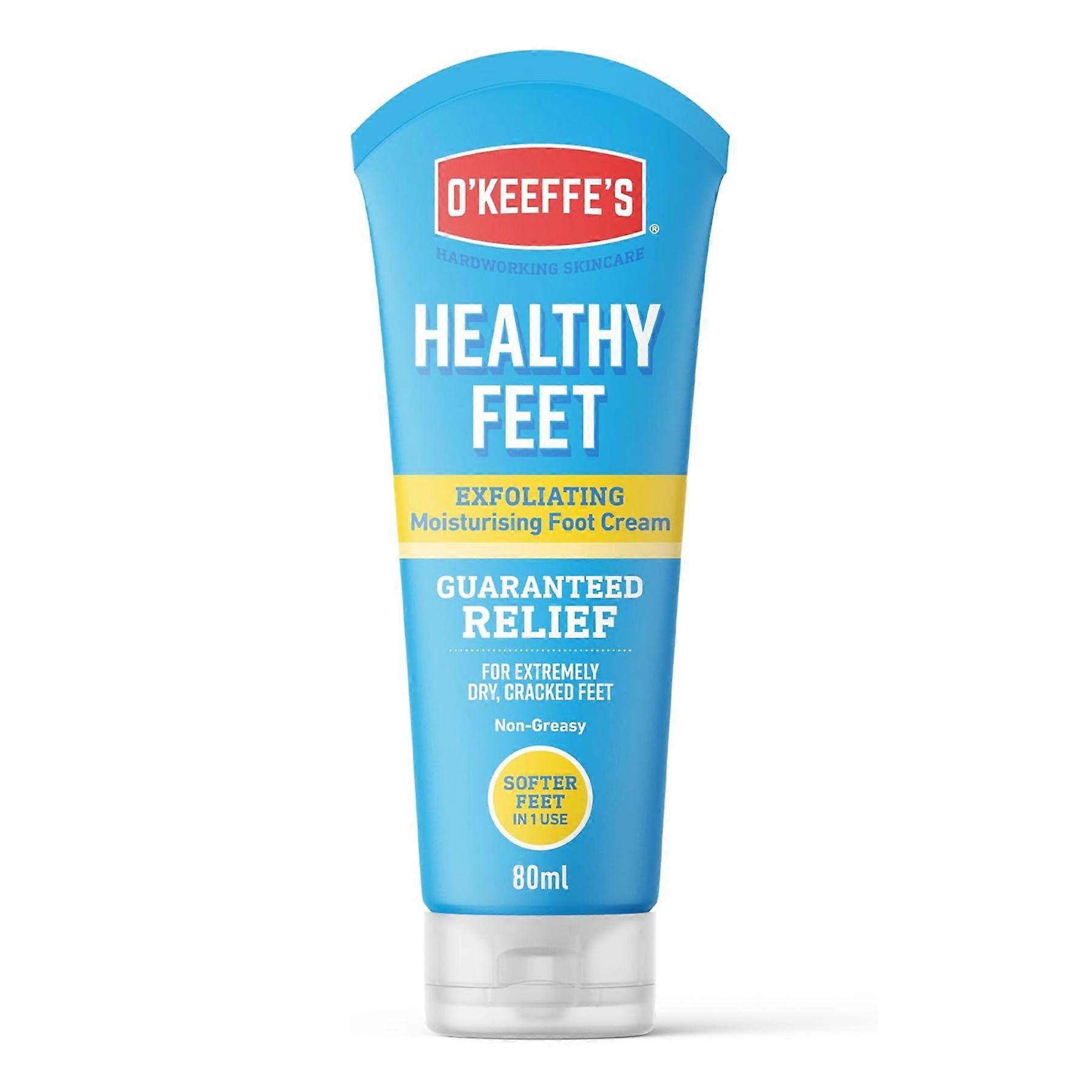 O’Keeffe's Healthy Feet Exfoliating Moisturising Foot Cream - 80ml