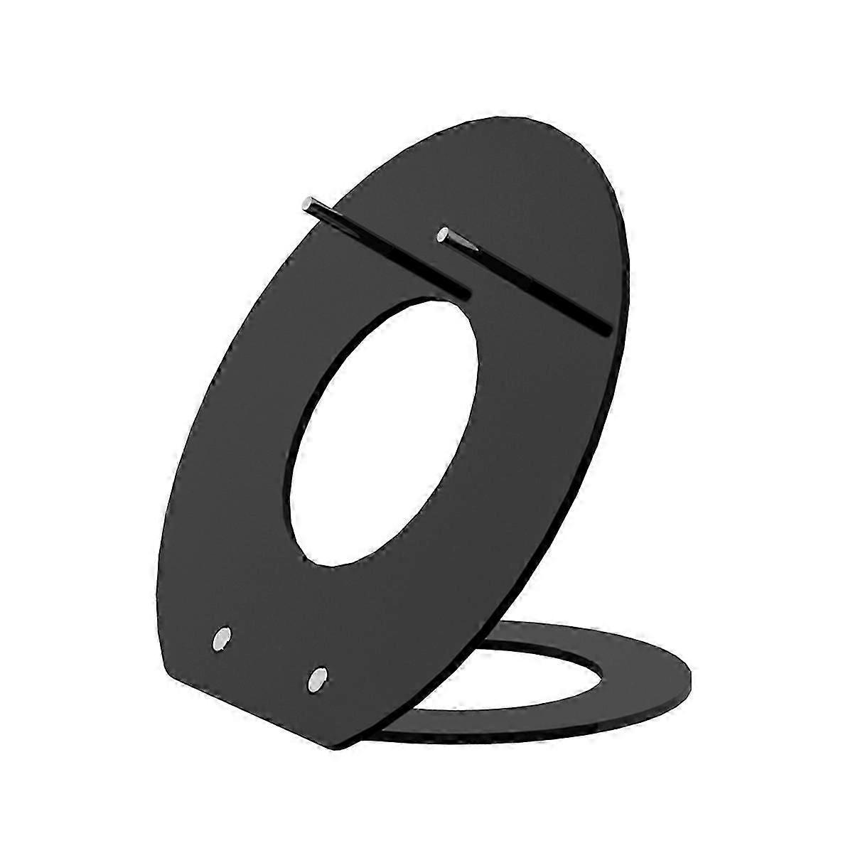 Anti-Slip Speaker Stand for Neckband Speaker Acrylic Desktop Holder Base Bracket Black