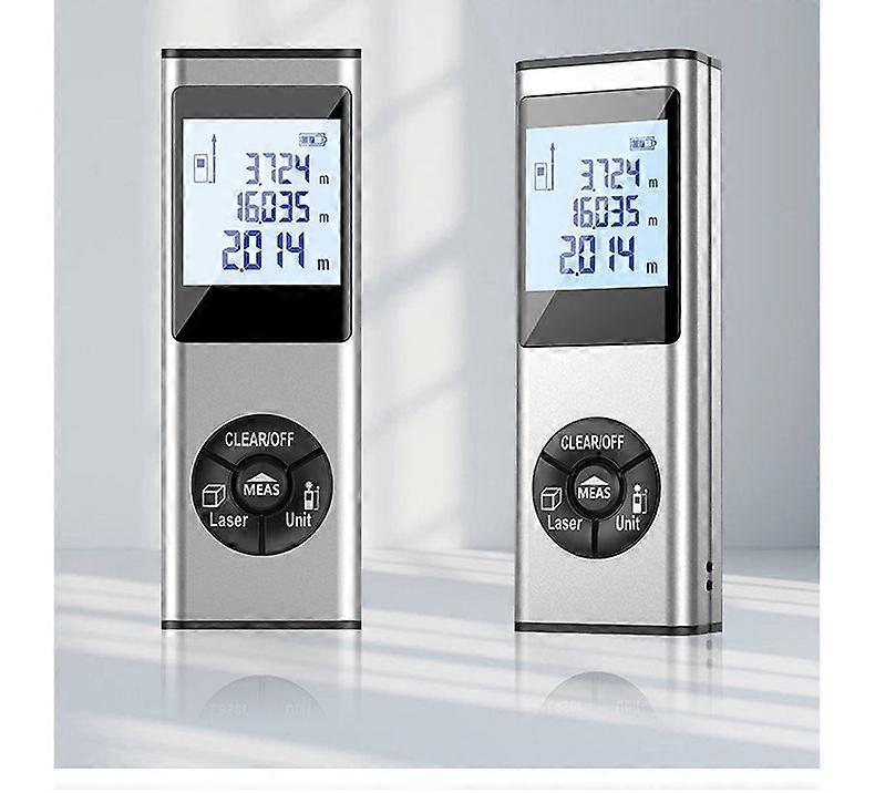 Rechargeable Laser Rangefinder Handheld Mini Infrared Measuring Instrument Distance Meter Horizontal Line
