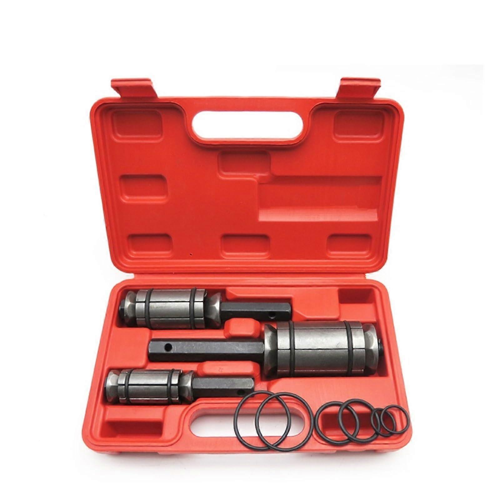 Tail Pipe Expander 3-Piece Set 1-1/8 To 3-1/2 In Exhaust Pipe Expander Spreader Tool Muffler Dent Remover 29-89 Mm