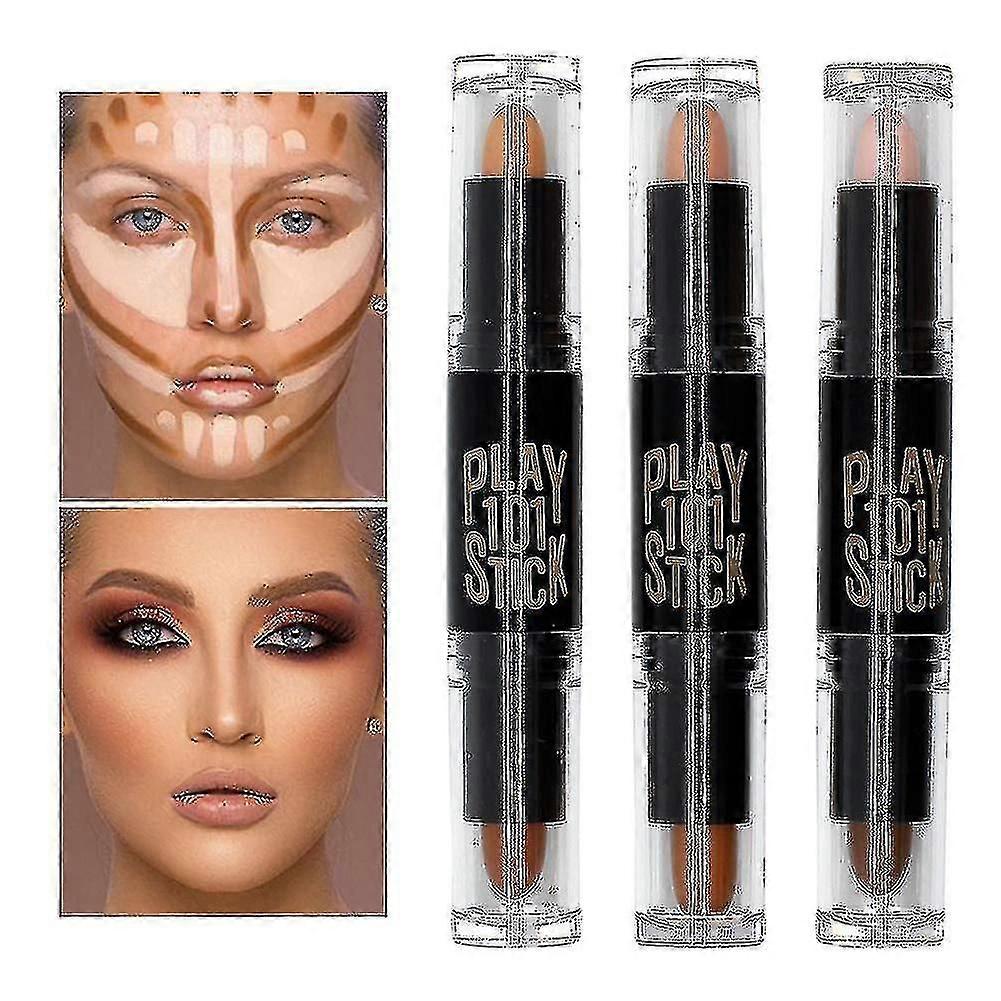 Concealer, Contour Sticks, Contour Kit, Highlight Stick, Contour En Highlight In One, 6 Kleuren Make-up Concealer Contour Pen
