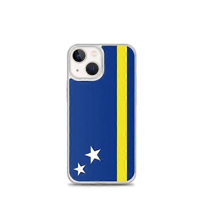 iPhone Case - Curaçao Flag - iPhone 13 mini - Flexible - Multicolor - Vertical
