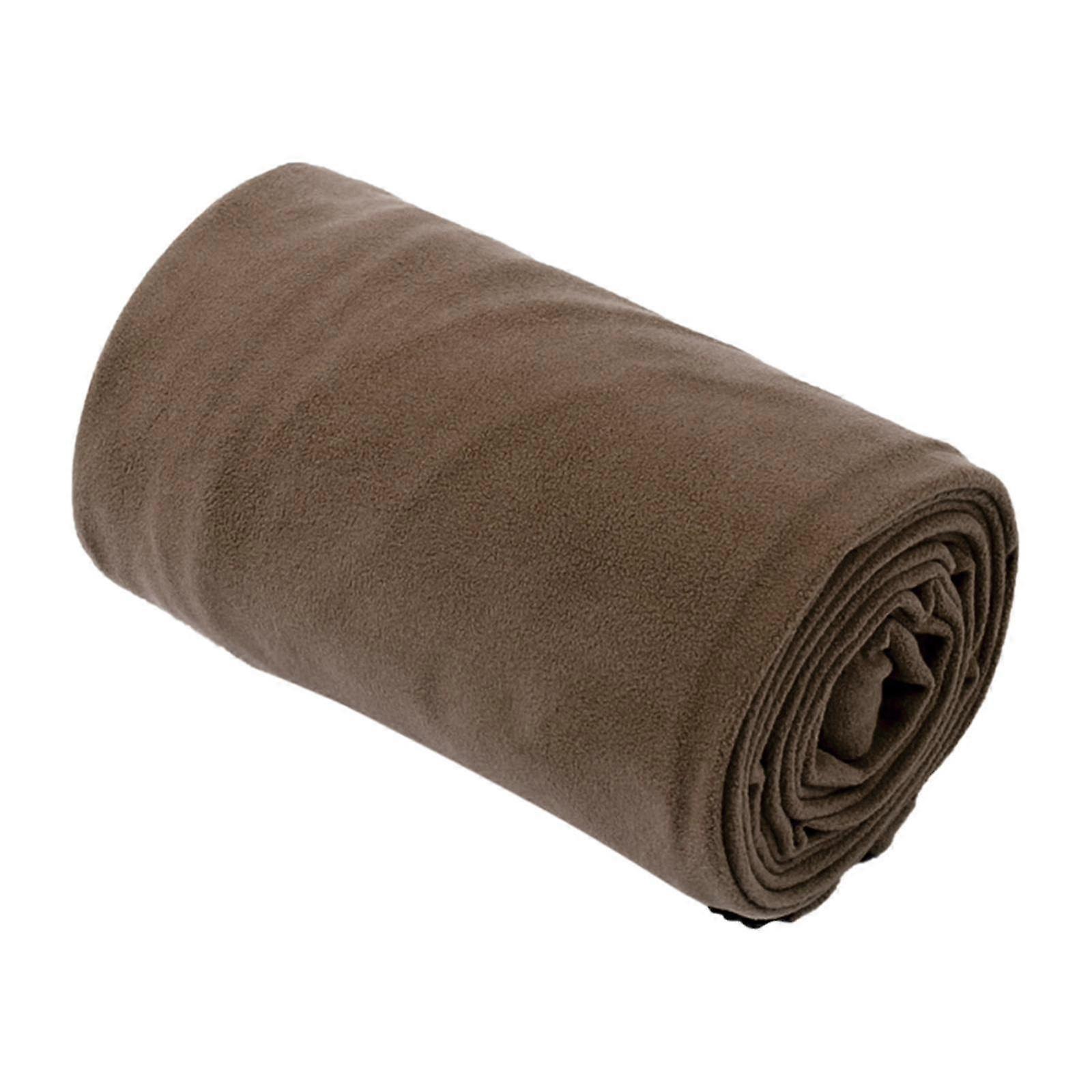 Camping Filt Fleece Sovsäck Liner för Trip Backpacking Kall Väderfärg: Kaffe