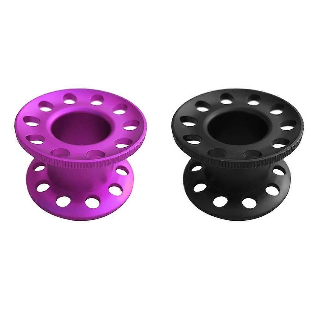 2-Assorted Scuba Diving Blank Finger Spool Reel