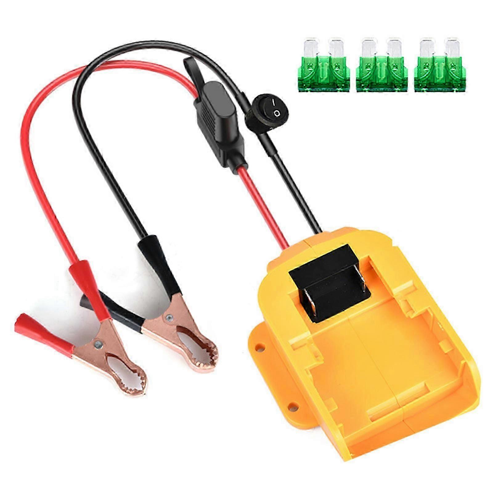 Lightweight High Powered Vehicle Emergency Jump Starter with Built In Protection&Charging Capabilities for Phone Tablets For Makita Battery