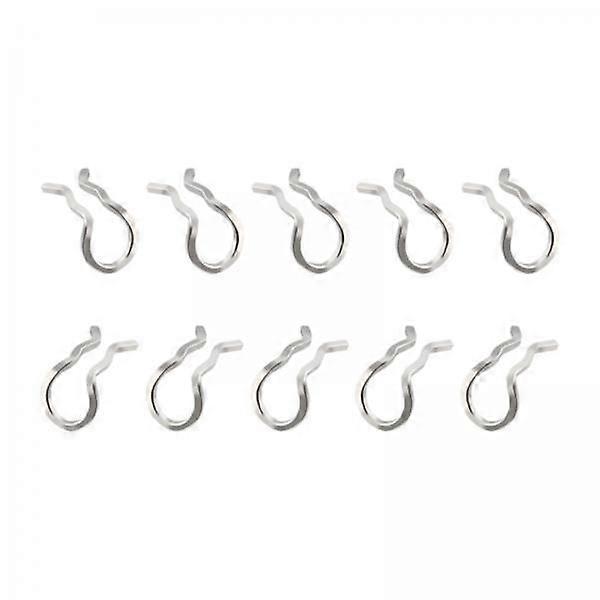 2x 10 pièces de fixation clips à ressort à pression pinces à ressort d’étrier, remplacement robuste