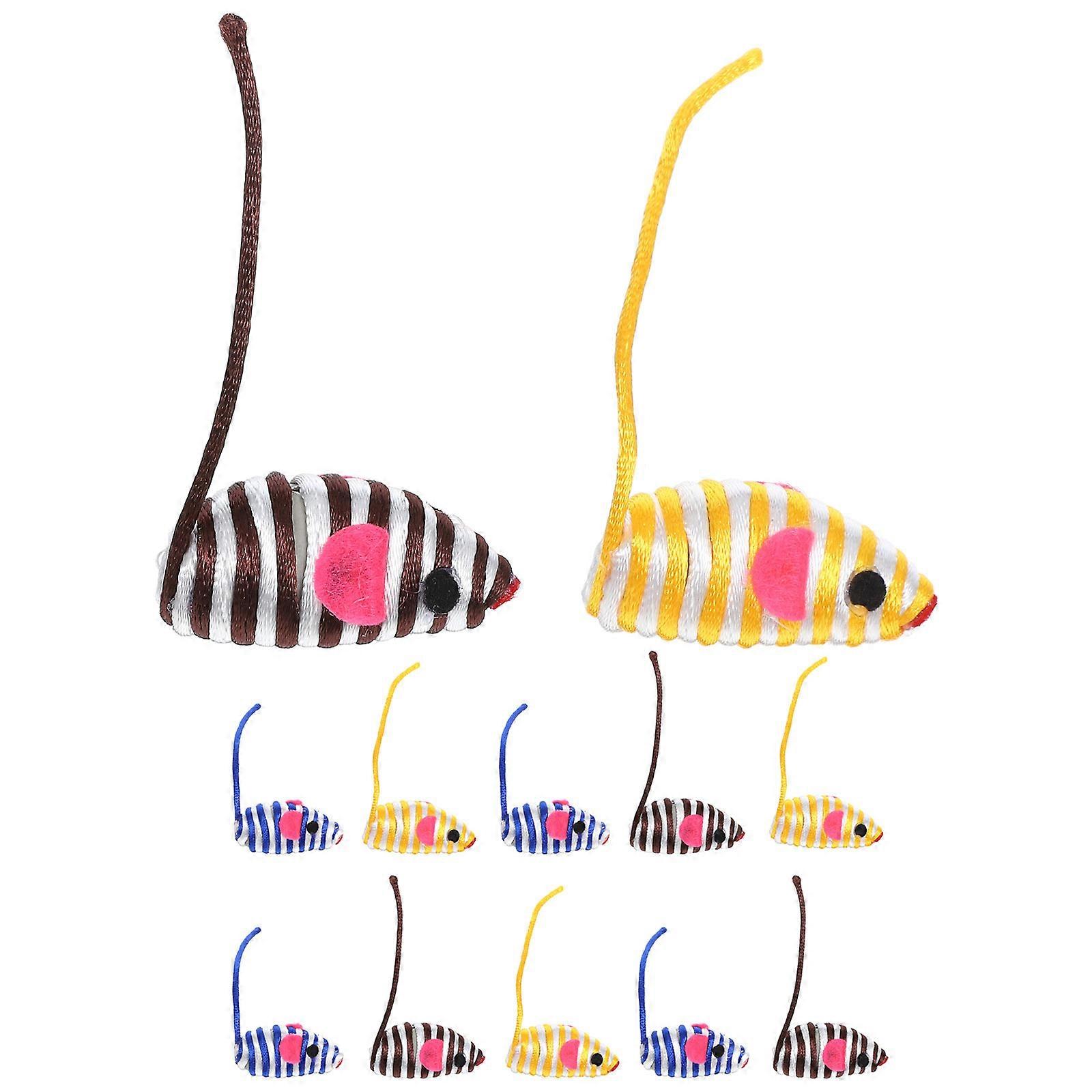 Decorative Elastic Rope Mouse Toy Promoting Healthy Cat Play Sessions