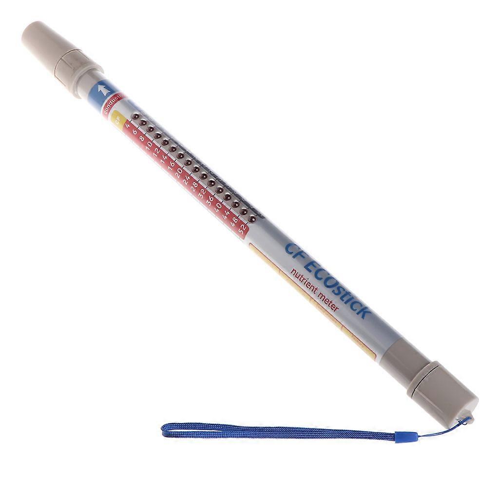 Nutrient Meter Test Portable Waterproof Nutra Wand Truncheon Hydroponic EC/PPM/CF Hydroponics Readers Easy Reading White