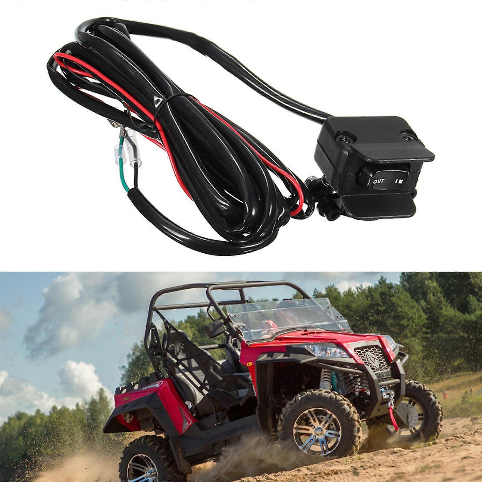 Handlebar Control Line Winch Rocker Switch Handlebar Control Warn Accessories