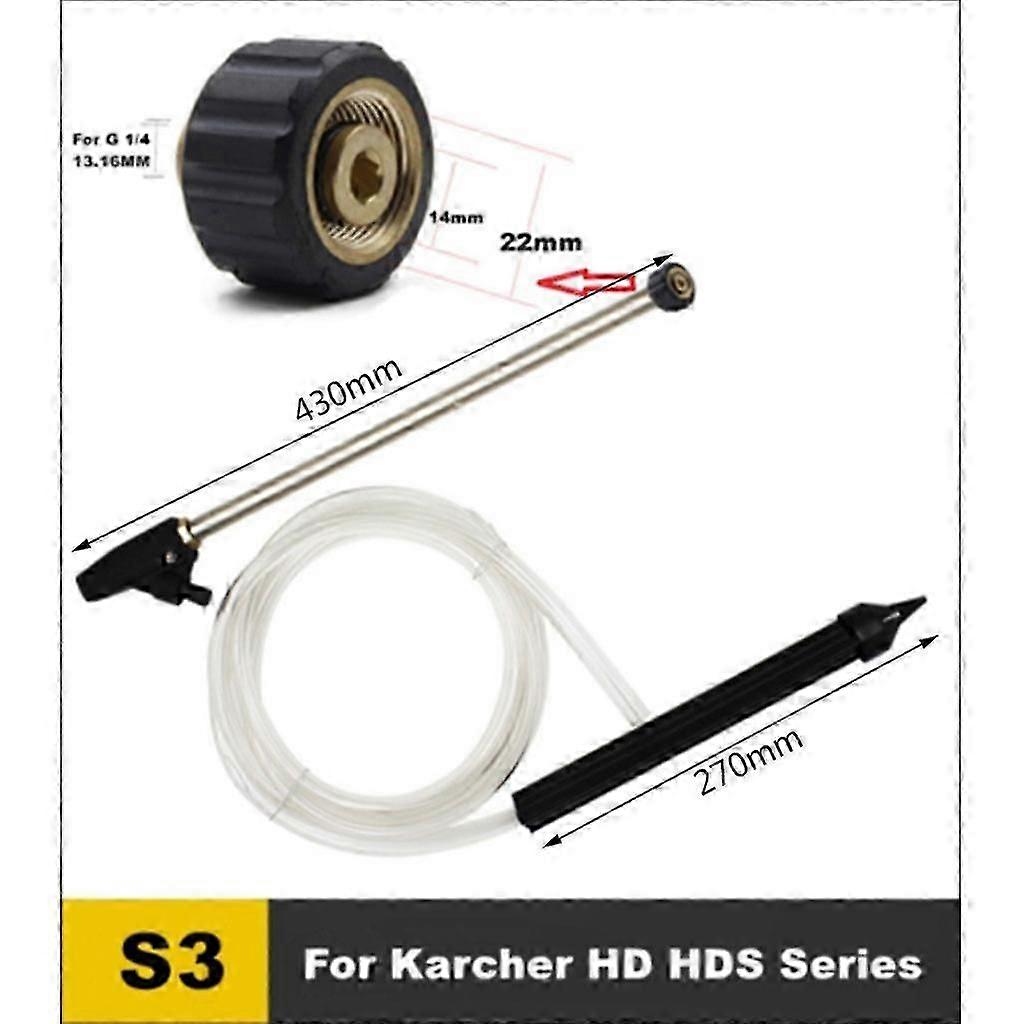 For Karcher High Pressure Cleaner Gun Wet Sand Blasting Lance Nozzle Hose Rust
