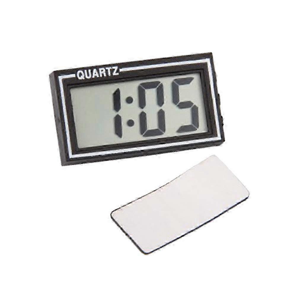 Electronic Digital Dashboard Clock with Integrated Calendar and Kickstand Feature