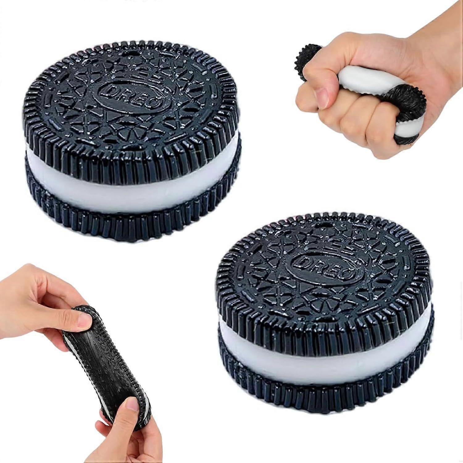 aba Squishy, Squishy Toys, 2Pcs Biscuit Stress Relief Toy for Adults & Kids, Fufu Squishy, Ultra-Soft Decompression Venting Toy