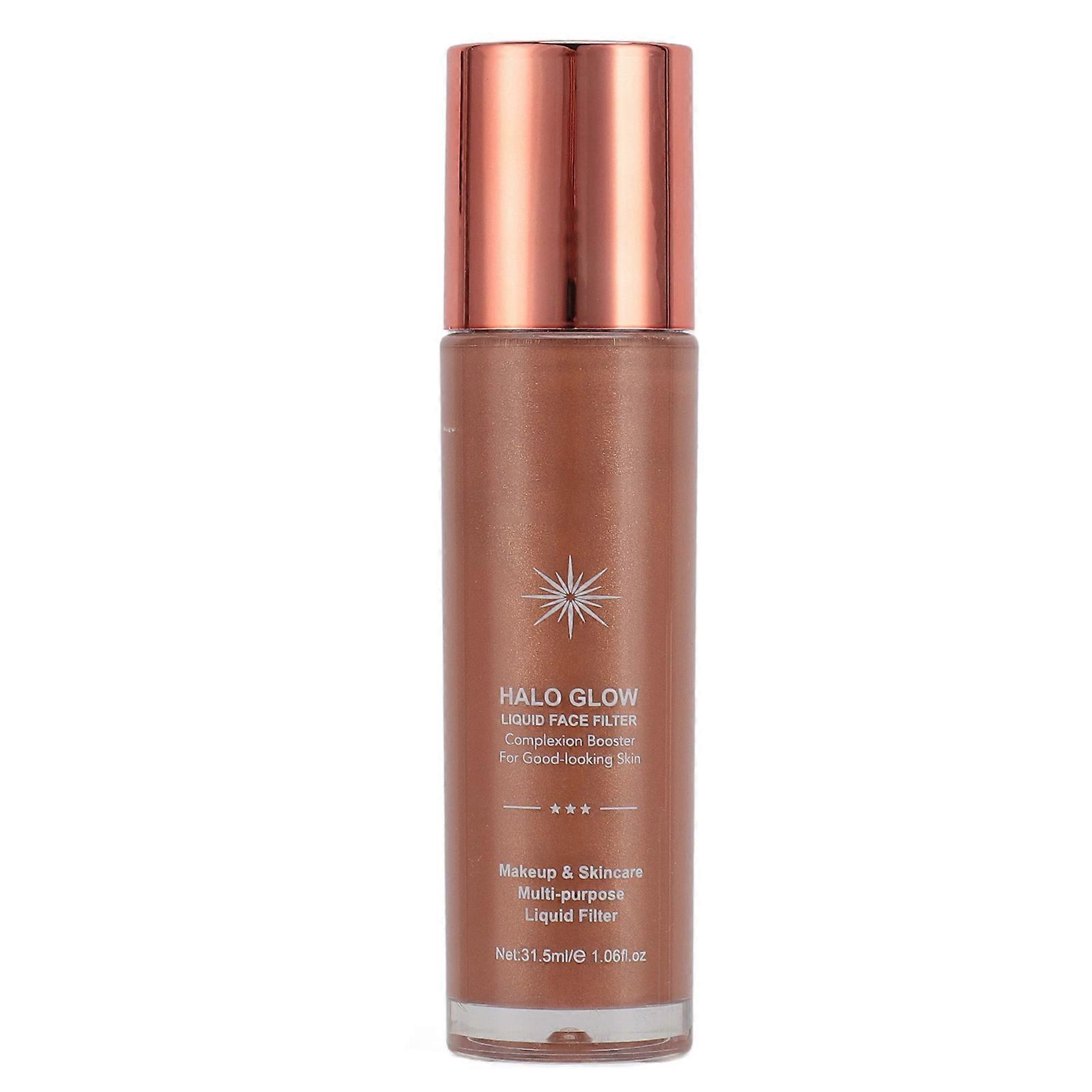 31.5ml Body Highlighter Waterproof Liquid Luminizer Silky Long Lasting Makeup Highlighter for Face 4#