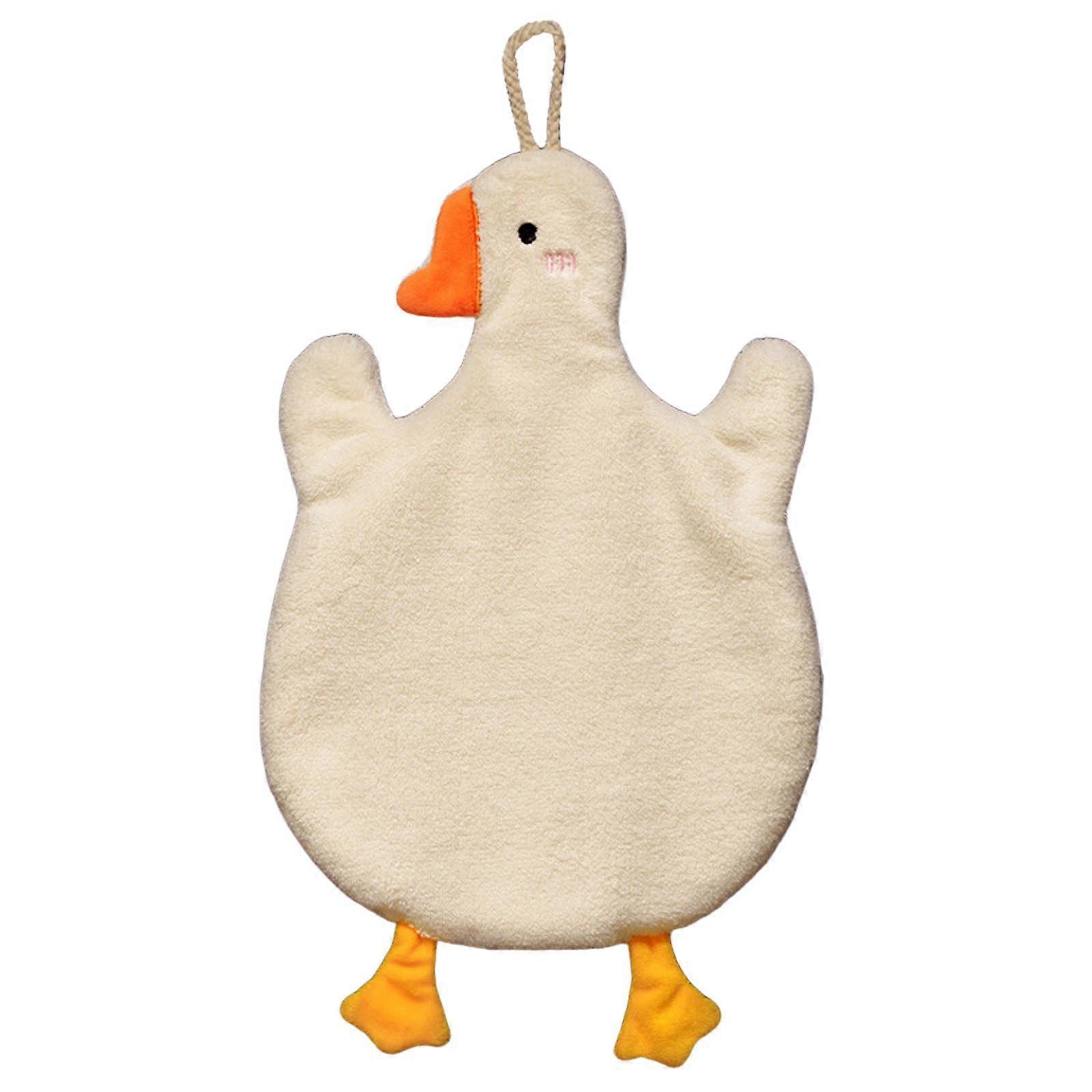 Absorbent Hand Towel Fast Drying Hand Wash Cleaning Cloth with Hanging Loop for