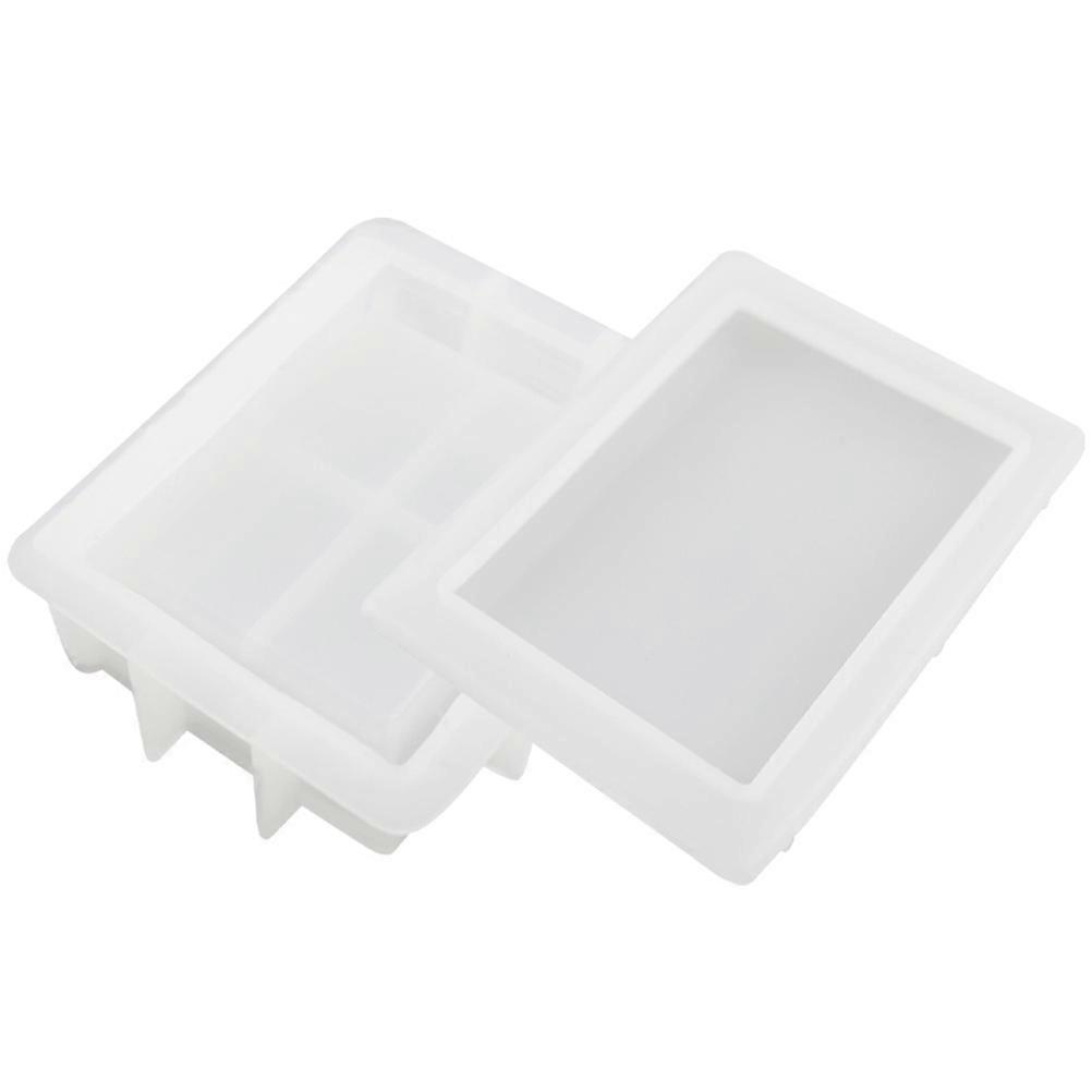 Book Shaped Silicone Storage Box Mold for DIY Crafts, Epoxy Casting, and Jewelry Making – Flexible and Practical Tool for Unique Trinket Boxes