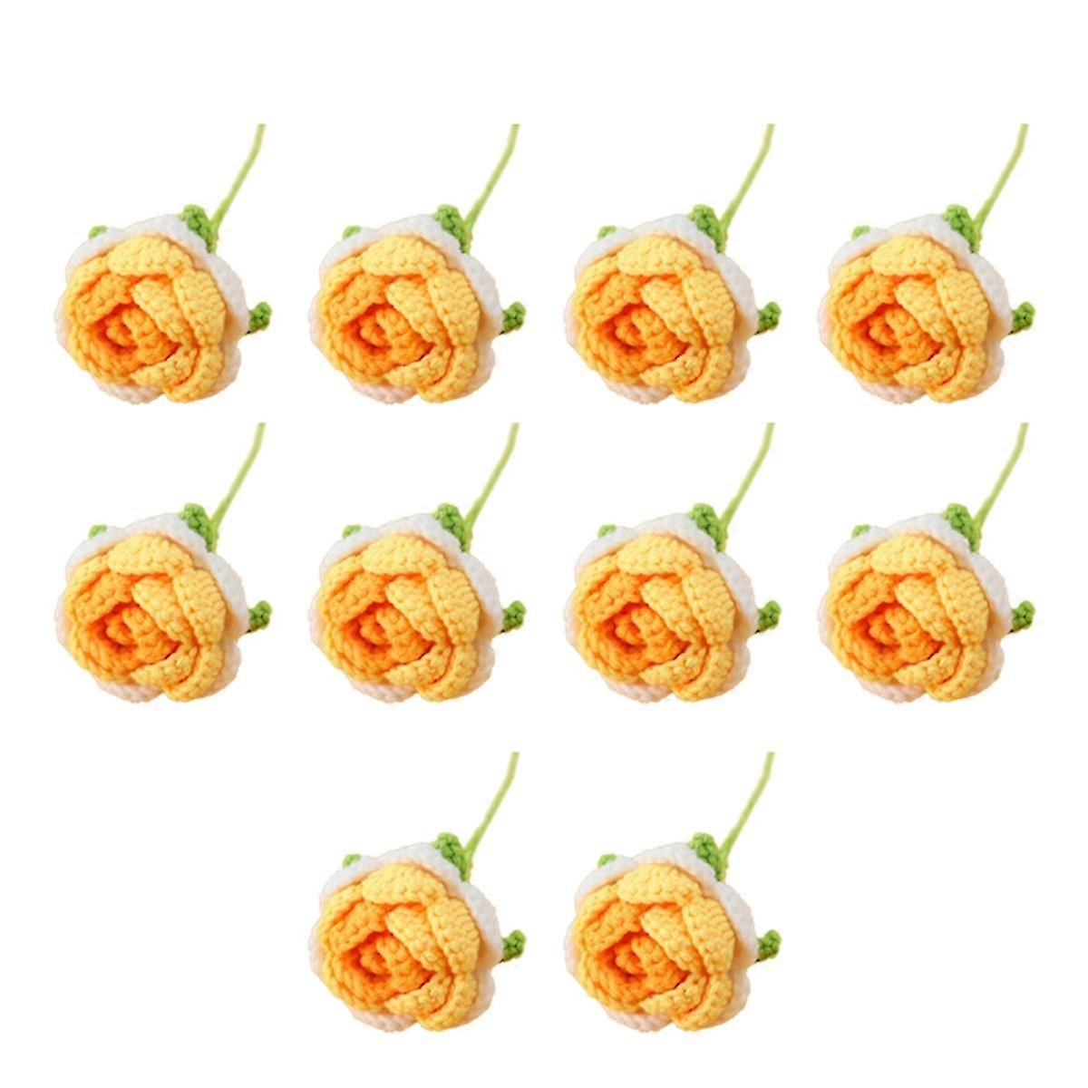 Rosa tejida a mano ,D SZRH