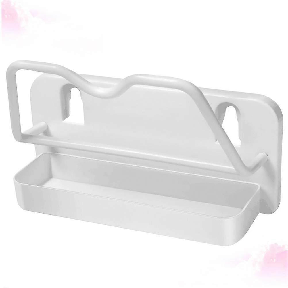Pot Cover Rack Wall Mounted Storage Rack White Space Saving For Home Use 1Set