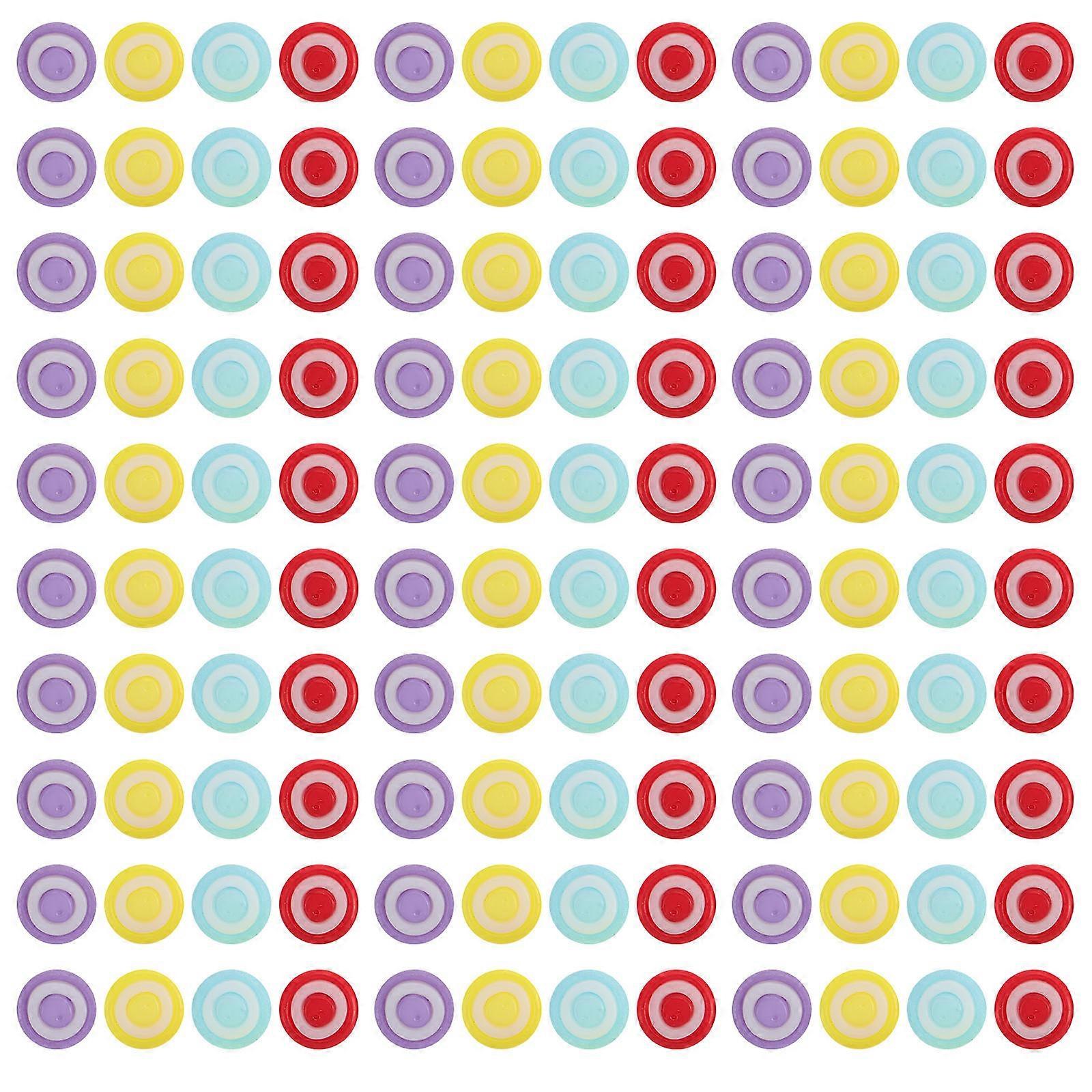 Sewing Button Mushroom Design Assorted Color 1.4X1.4X0.7CM Diy Clothes Buttons 100Pcs