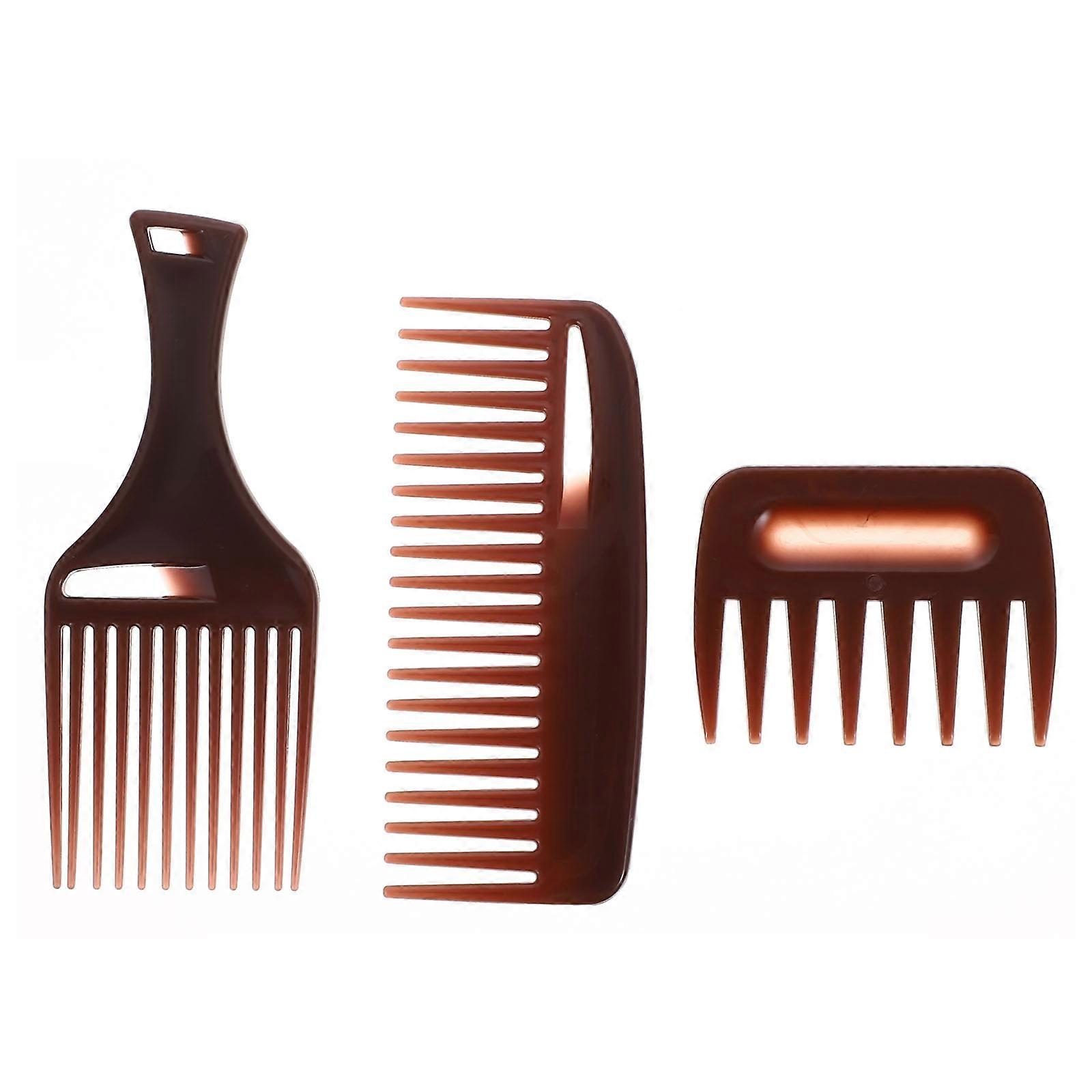 Styling Combs For Women Hair Comb Set Professional Barber Comb Daily Use 3Pcs