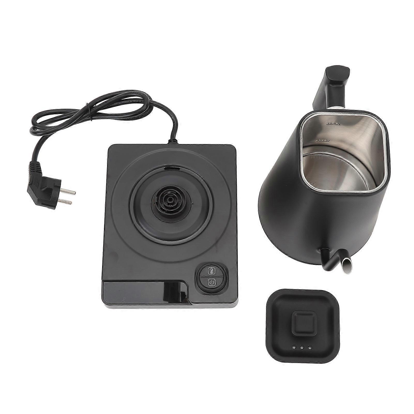 Electric Gooseneck Precise Temperature Control with LCD Screen Display Timer 304 Stainless Steel Inner Pour Over Kettle