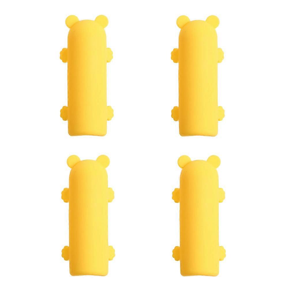 4pcs Silicone Table Corner Protectors   Soft, Flexible Bumper Guards for Furniture Safety, Strong Adhesion, Non Deformable Covers for Tables &