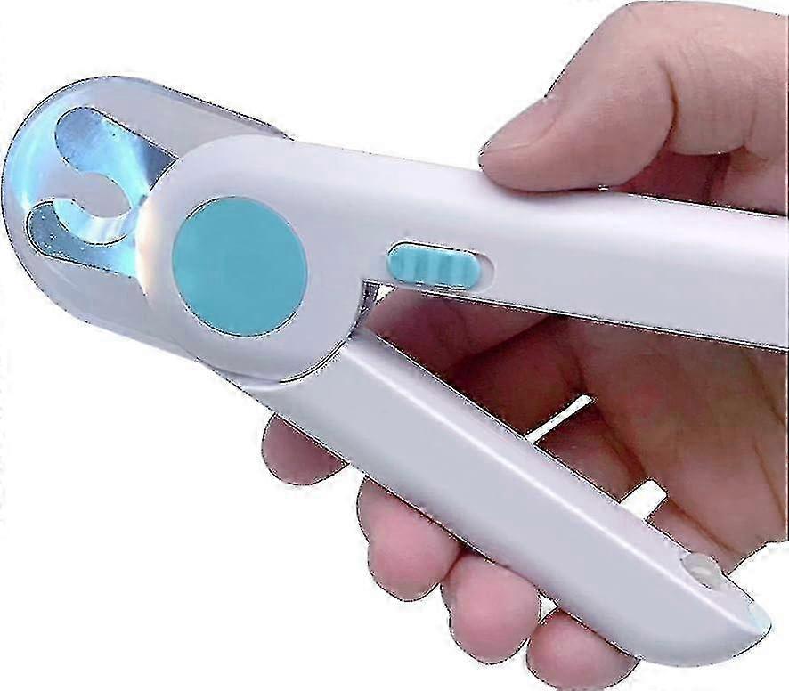 Professional Pet Nail Clipper with LED Lights and Splash Guard for Small and Medium Pets