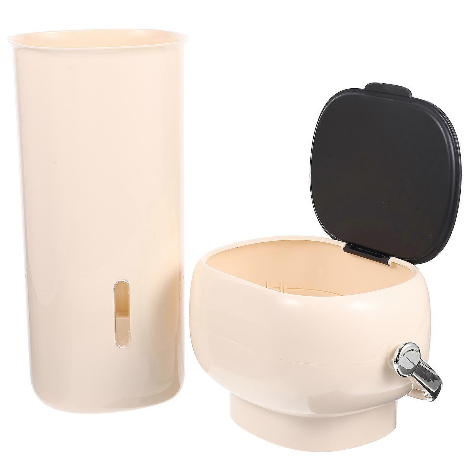 Wall Mounted Disposable Paper Cup Holder Dispenser with Top Storage Box Automatic One by One Cup Dispenser for Home, Kitchen, Office, Tea, Coffee