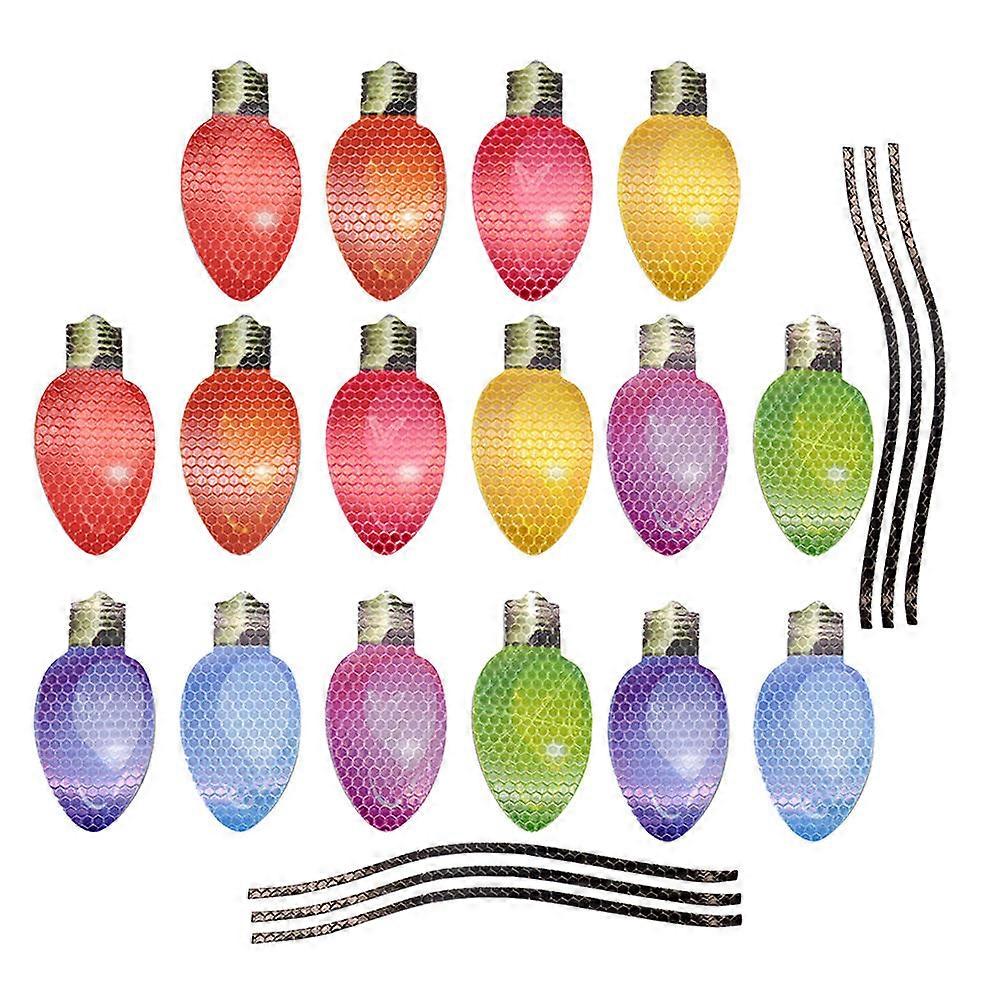 Vehicle Reflective Sticker Auto Reflective Decal for Decoration 1Set