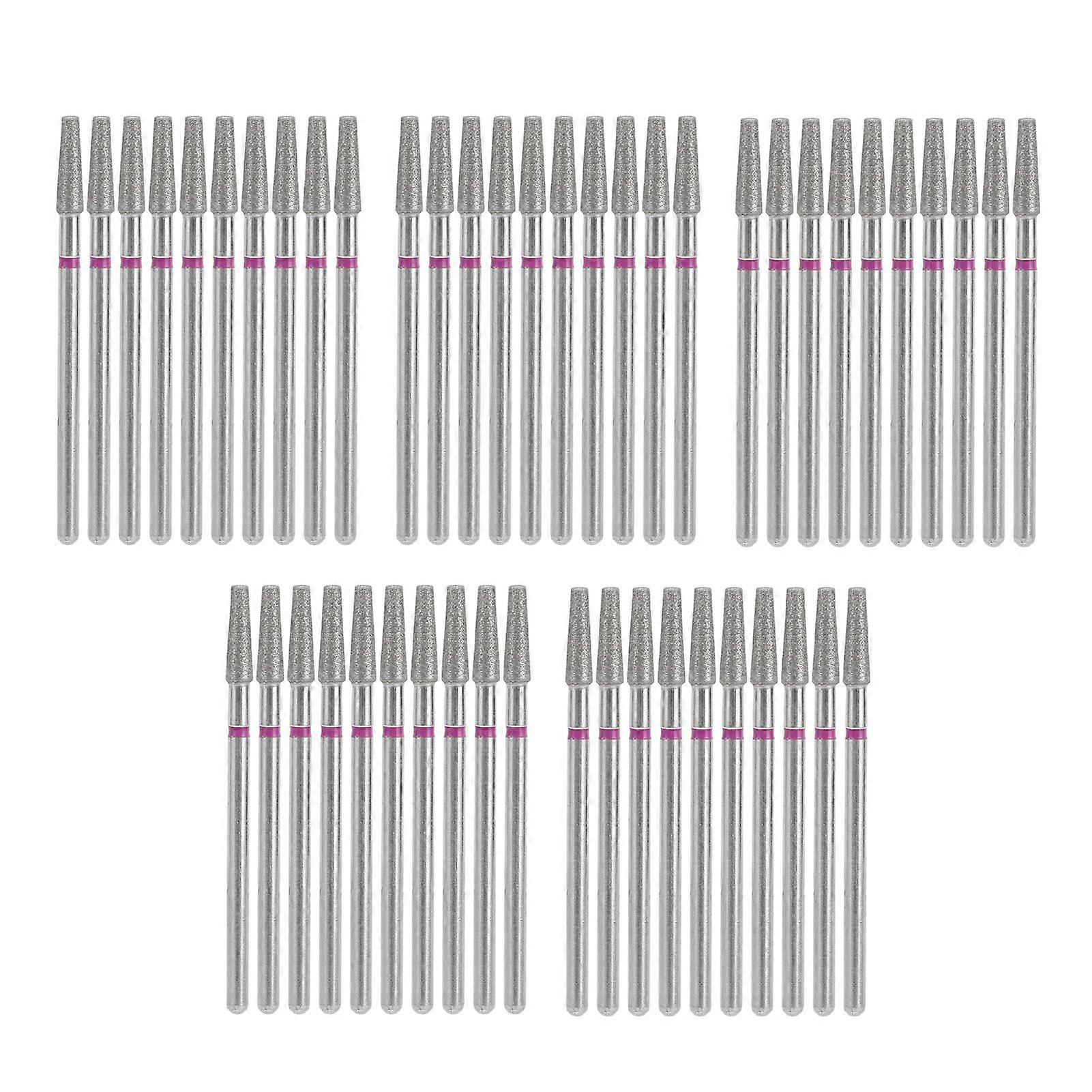 2025 Latest Model 50pcs Nail Drill Corn Bits Set Nail Glue Removing Profession...