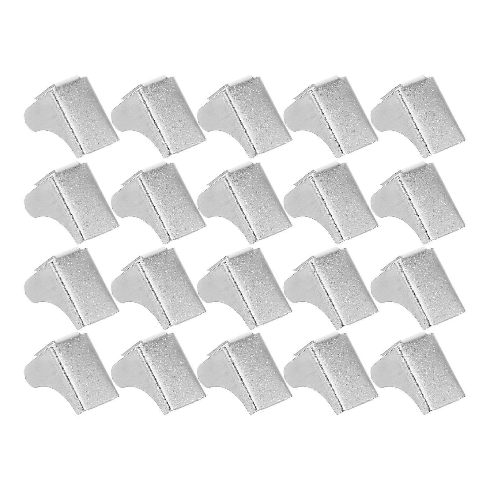 Heavy Duty Shelf Clips Brackets for Storage Cabinets, Office Desks, and Shelving Units Sturdy Support Clamps for Secure Installation