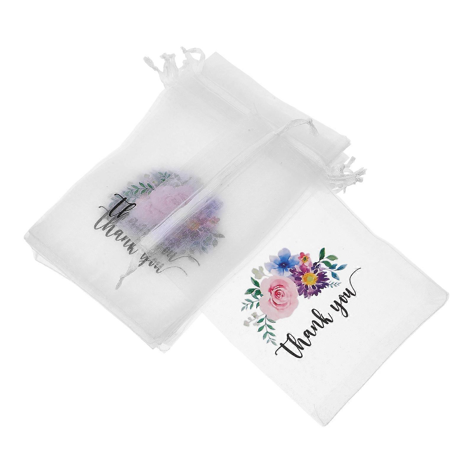 Lavender Bags Sachet Empty Pouches for Daily Use 10Pcs Transparent Organza