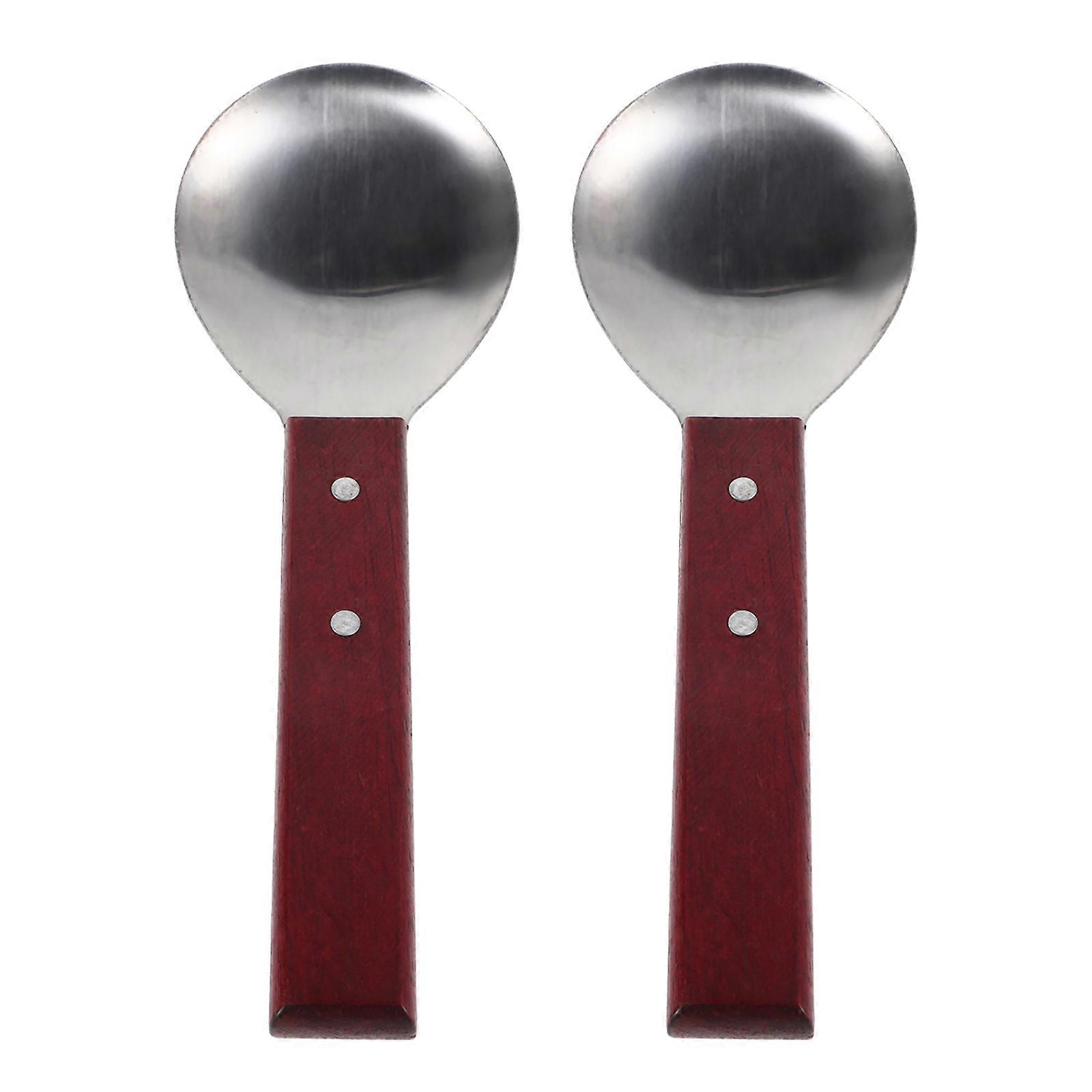 Certified Tofu Spoon for Cooking Serving Food Frying Non-Stick and Heat Insulation 12.50X8.00X1.50CM 2Pcs