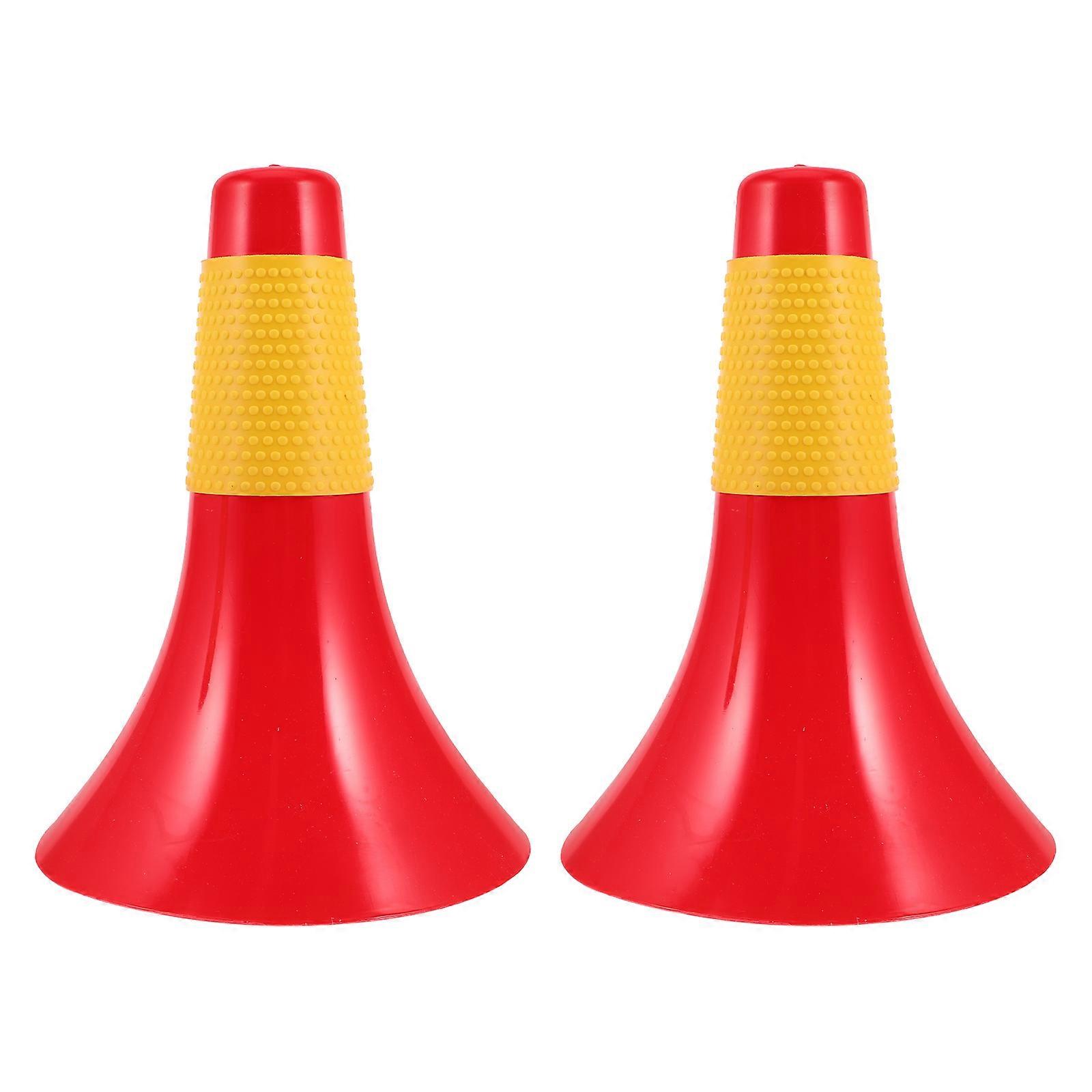 Cones for Sports Training Soccer Cones for Drills Roller Skating Training Equipment TPE 24.00X7.00X7.00CM Communication Improvement 2Pcs