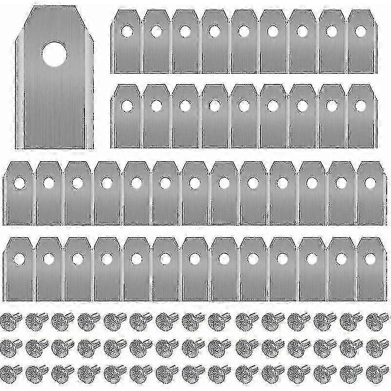 45 X Titanium Knife Blades For All Husqvarn/automower/yardforce/gardena Robotic Lawn Mowers Edition 0619