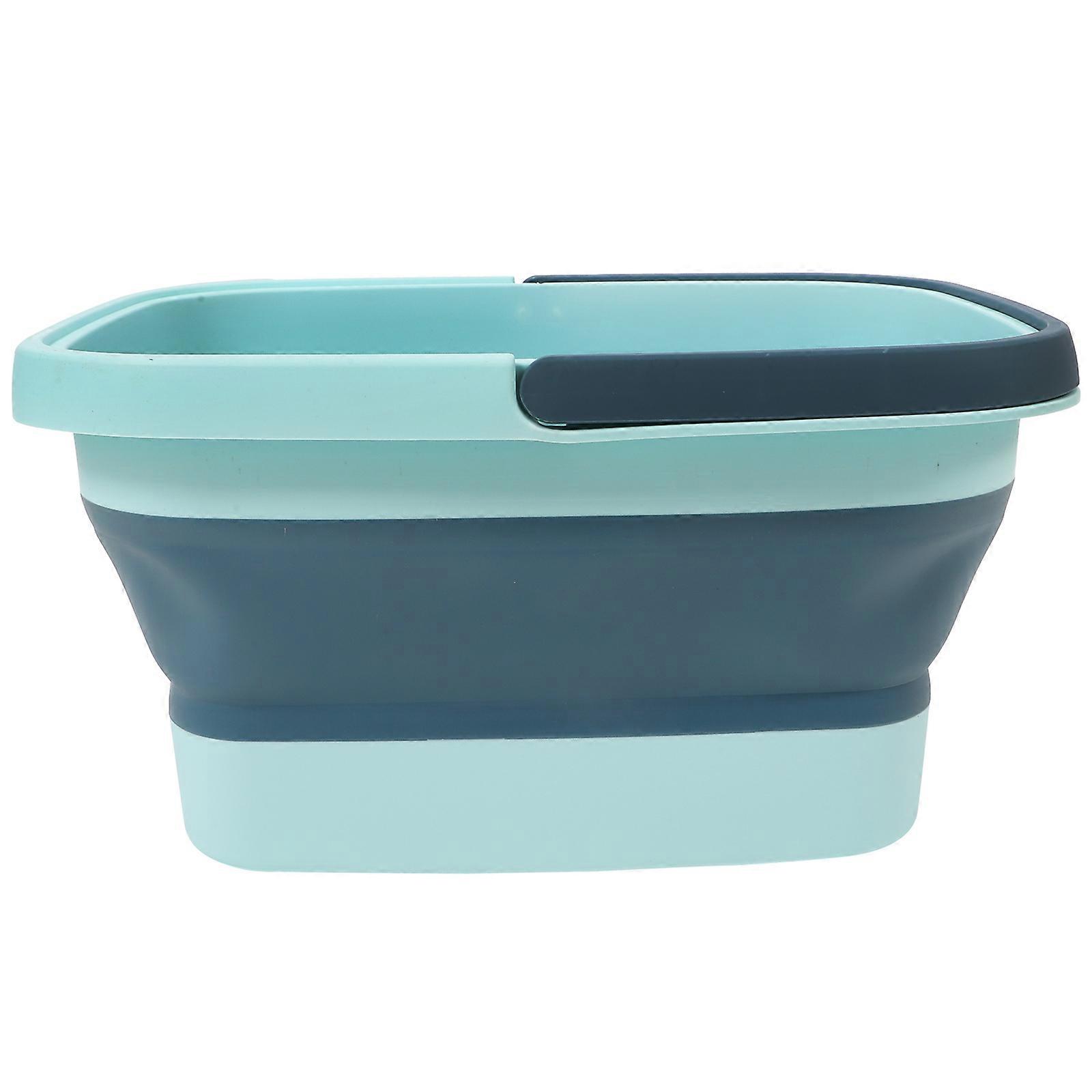 Feet Soaker Bucket Portable Foot Soak Relaxation 44.5X34X23CM Tpe Material Slow Heat Dissipation 1 Pc