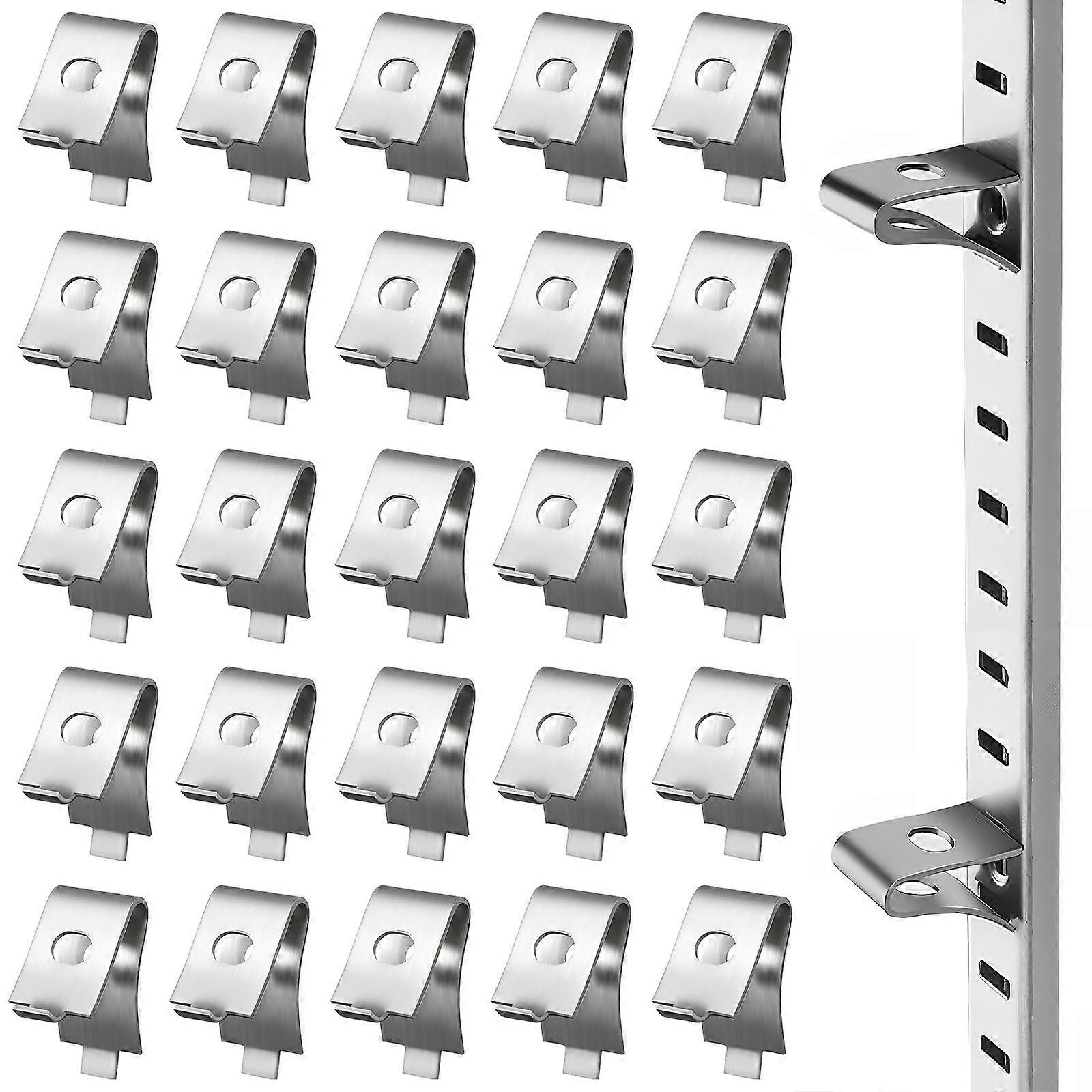 Metal Shelf Clips with Stability, Ideal for Storage in Various Spaces
