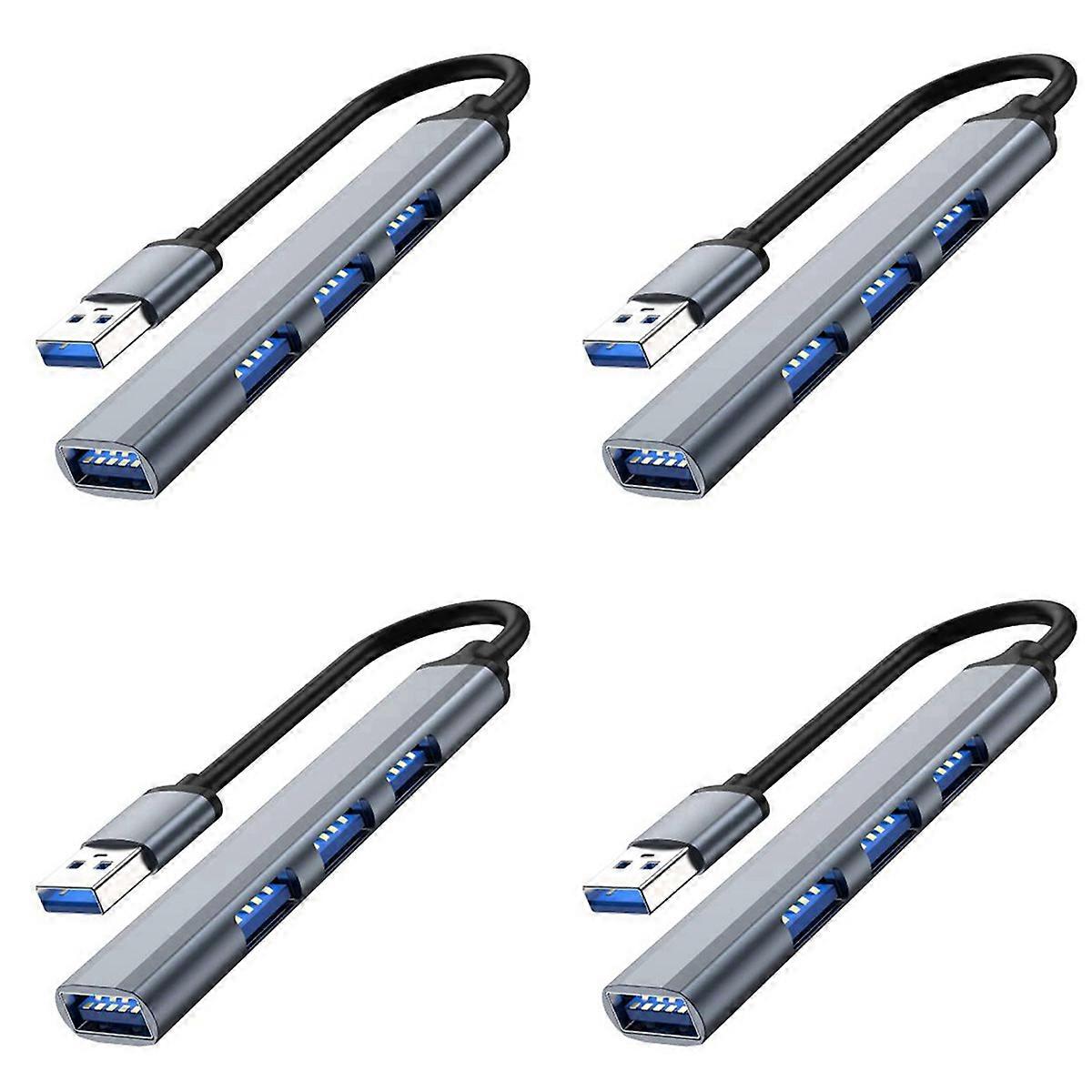 4X 4 Ports USB Hub Splitter Multi Hub USB to USB 3.0 Adapter USB Several Ports Power Adapter
