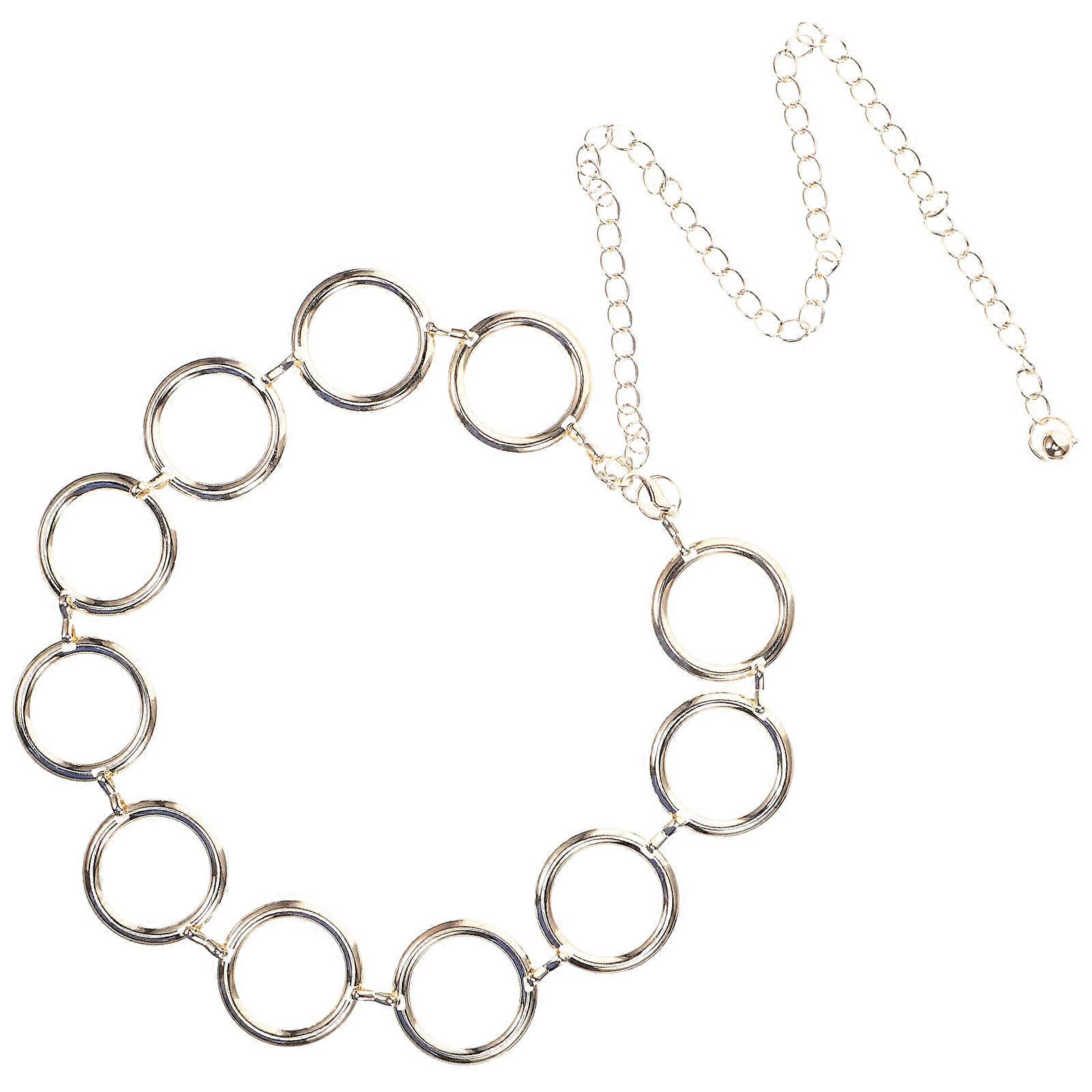 Metal Waist Chain Elegant Body Chain Leopard Pattern Universal Garment Decoration Evening 1Pcs