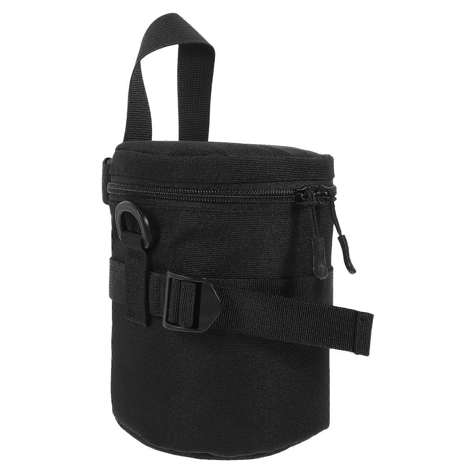 Camera Lens Pouch Camera Lens Storage Container Practical Grey 18.00X13.00X13.00CM Water Resistant 1Pcs