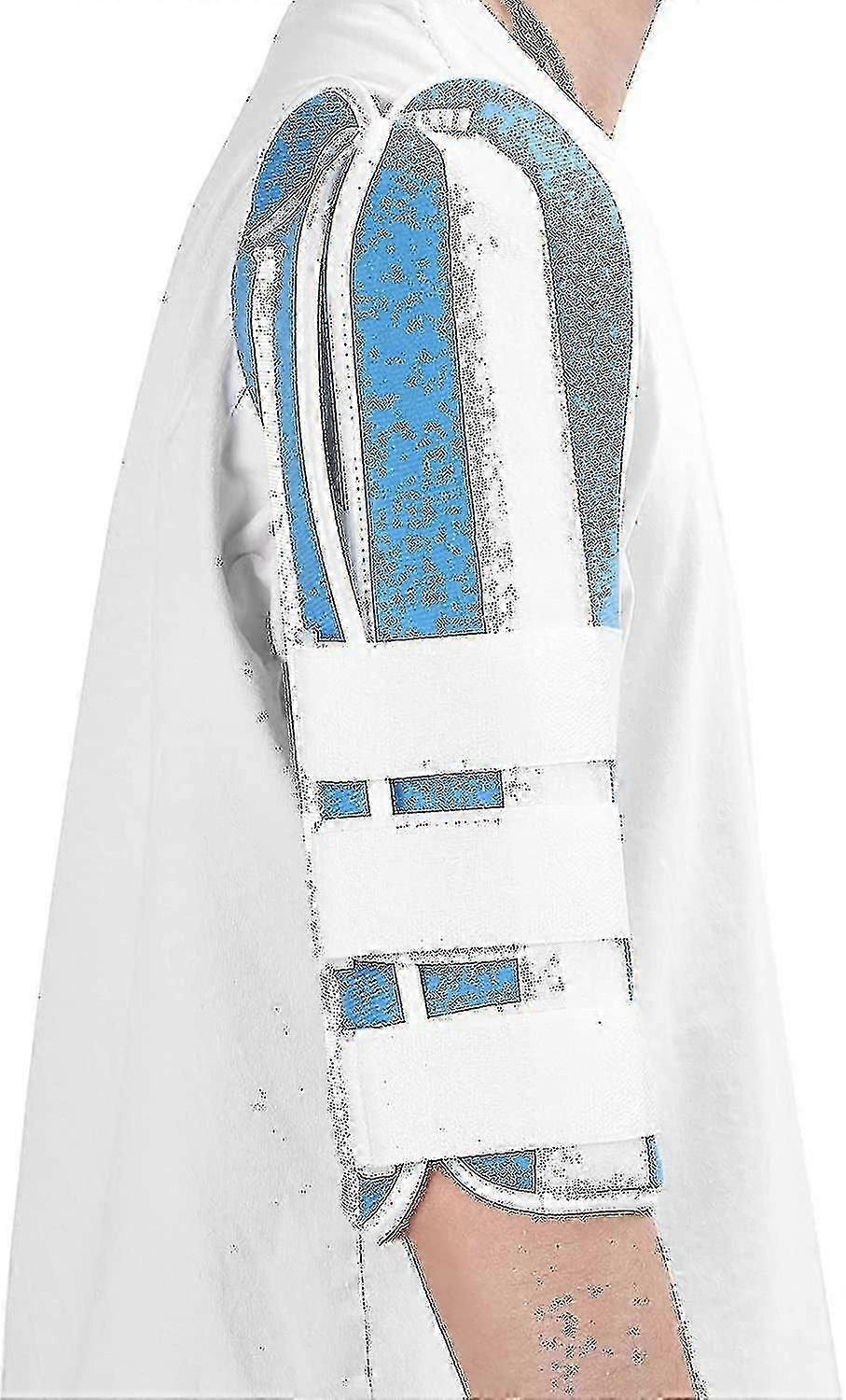 Upper Arm Support Adjustable Humerus Support Arm Splint Fixator For Fracture Recovery Size M 1pcs-blue-YGWL