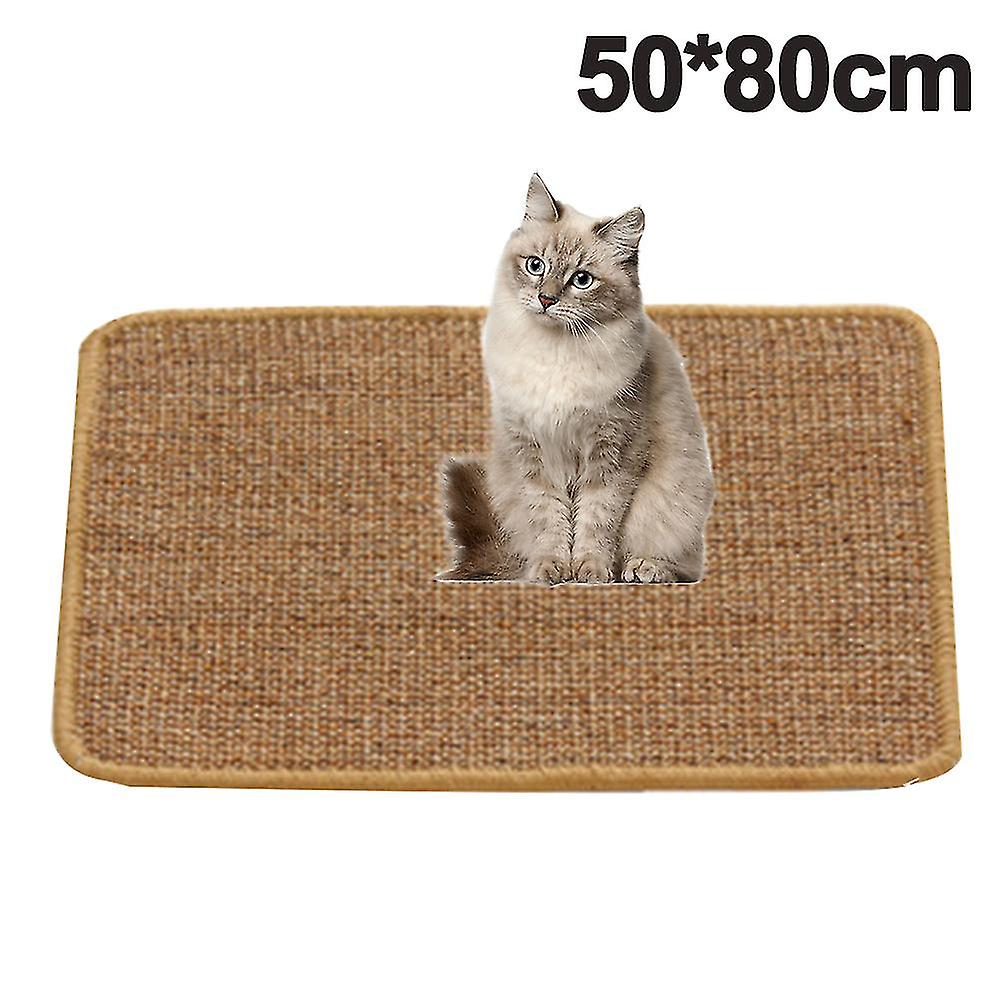 Cat Scratcher Mat,sisal Scratching Pad,anti-slip Cat Scratch Rug