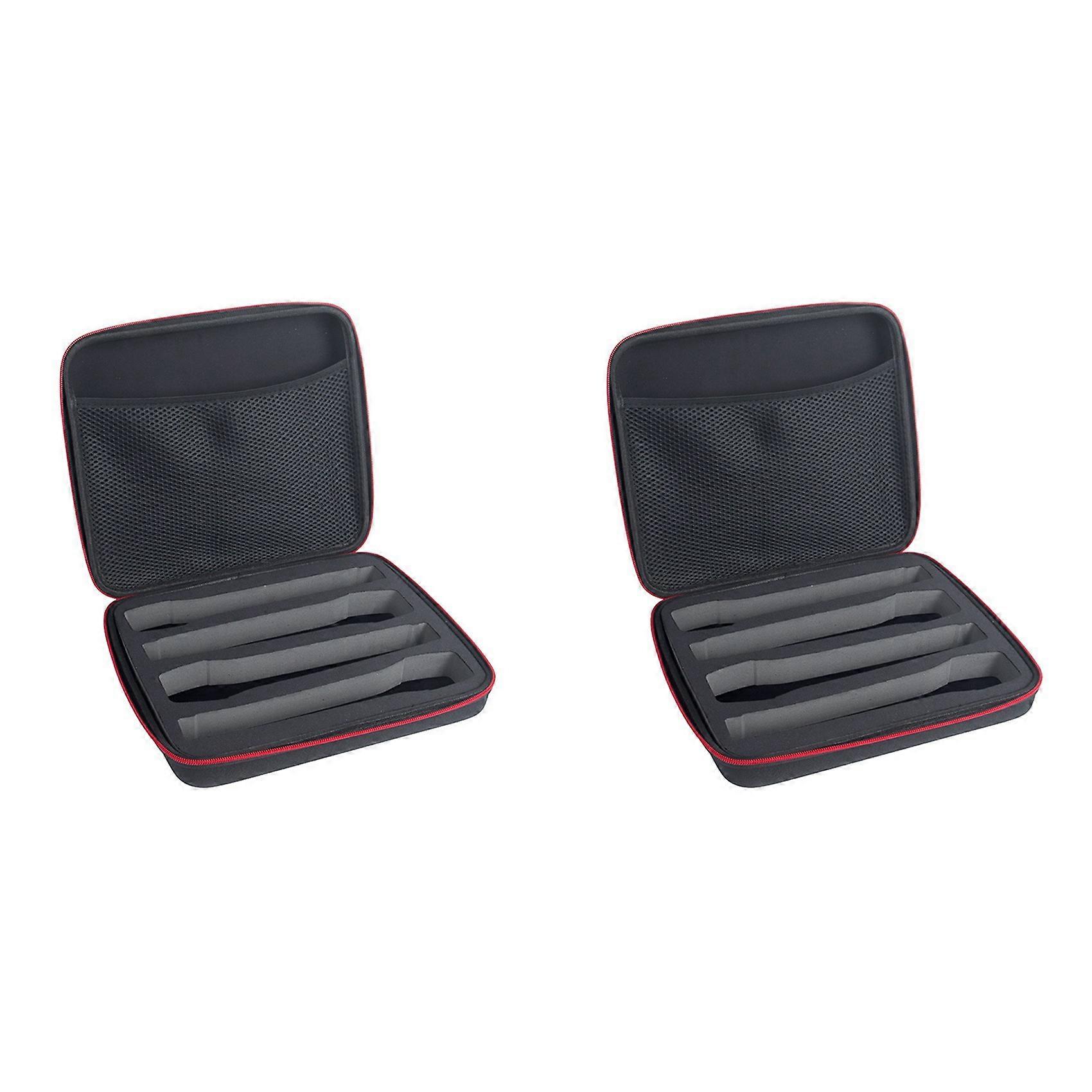 2X Wireless Mikrofontasche Home Mikrofontasche Performance Mikrofon Aufbewahrungsbox Außenmikrofon