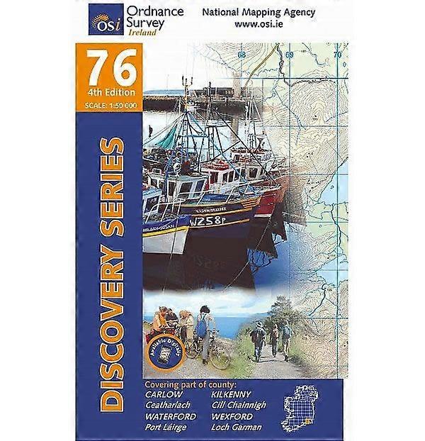 Irish Discovery Map 76, Carlow, Kilkenny, Waterford And Wexford