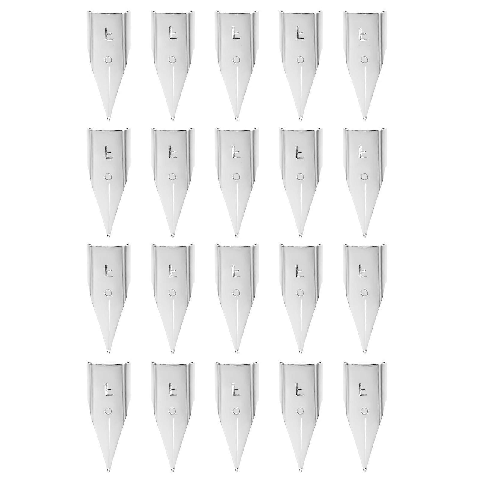 Fountain Pen Nibs Fountain Pen Replacement Tips for Comfortable Writing 20Pcs