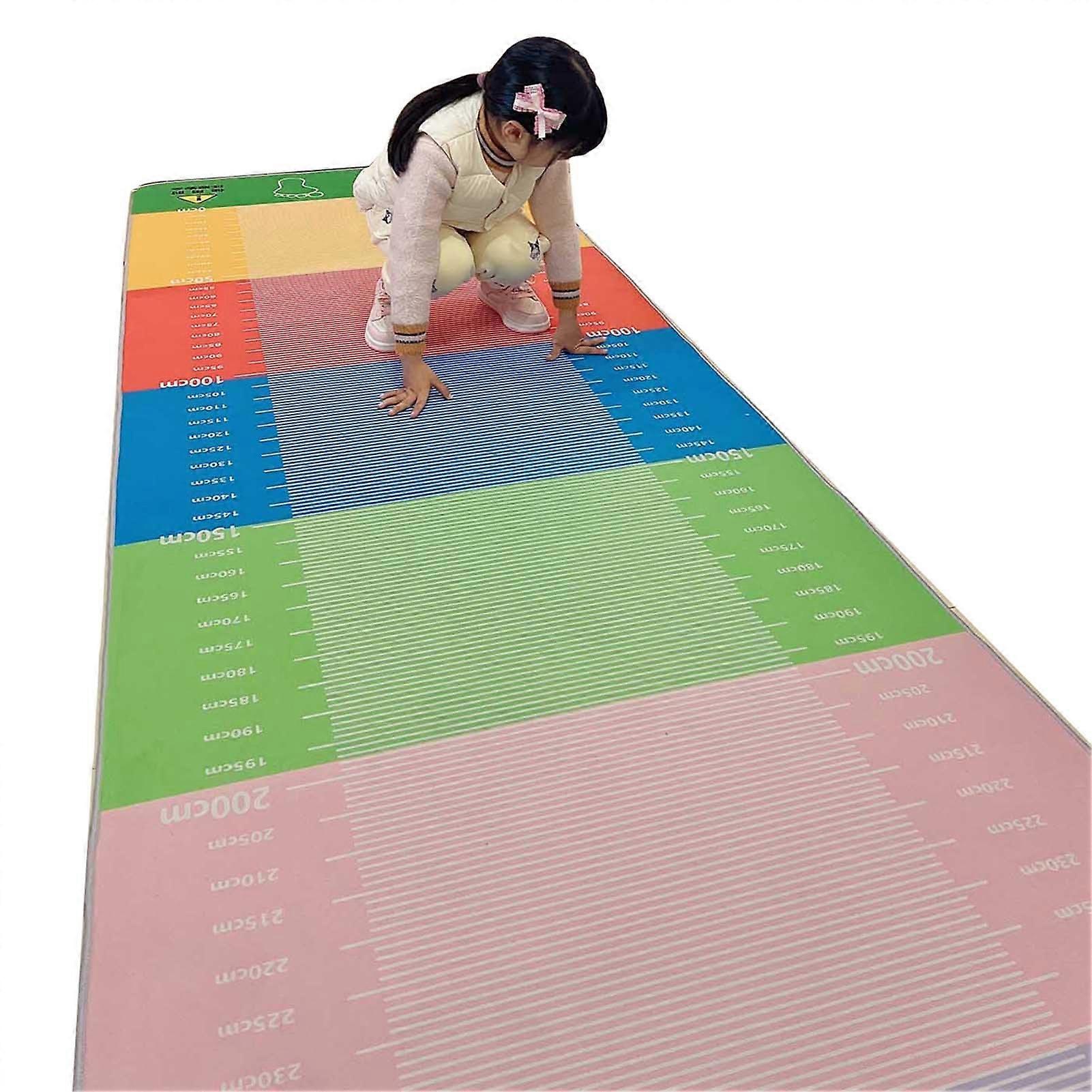 Standing long jump mat, jump rope mat 5mm thickness, soft jump training mat (Adult)