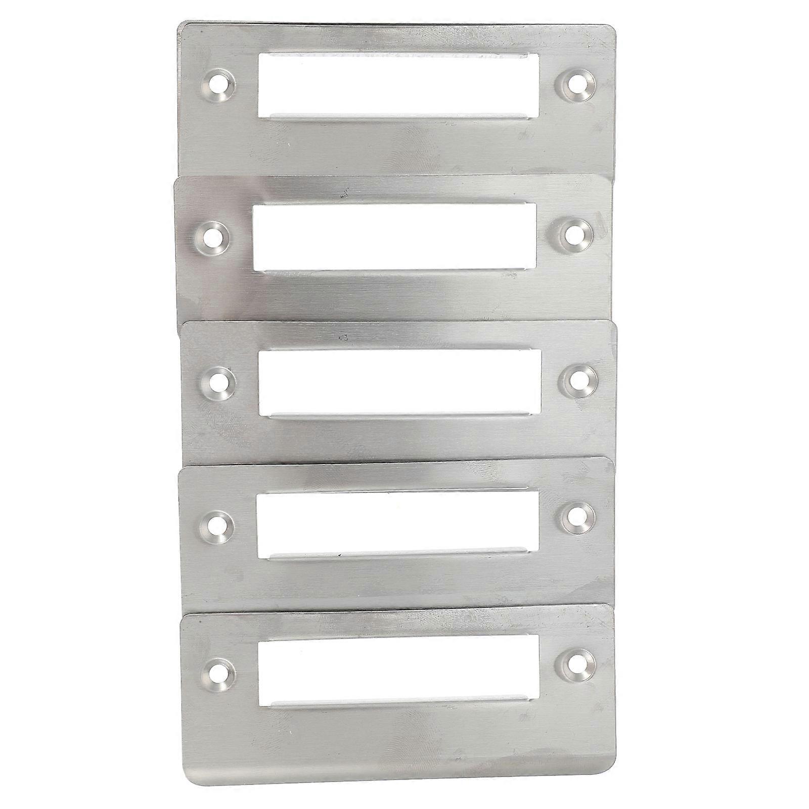 5pcs Door Jamb Security Reinforcement and Frame Repair Kit Security Latch Strike