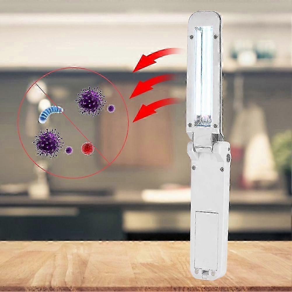 Portable Battery Powered Handheld Ultraviolet Lamp for Home Use
