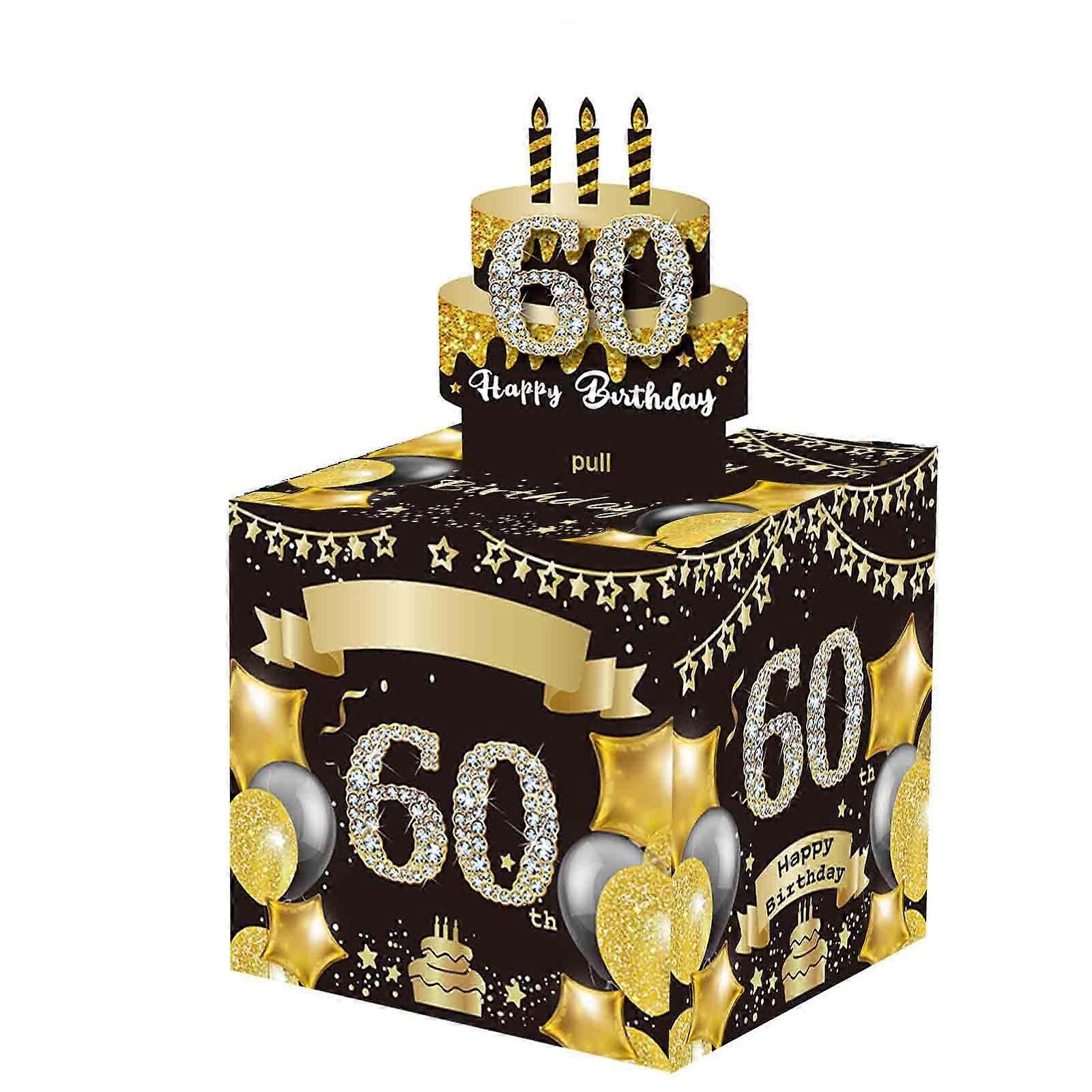 Surprise Money Box Cash Holder for Birthday Parties Interactive Kids Game with Stickers and Pull Card Features