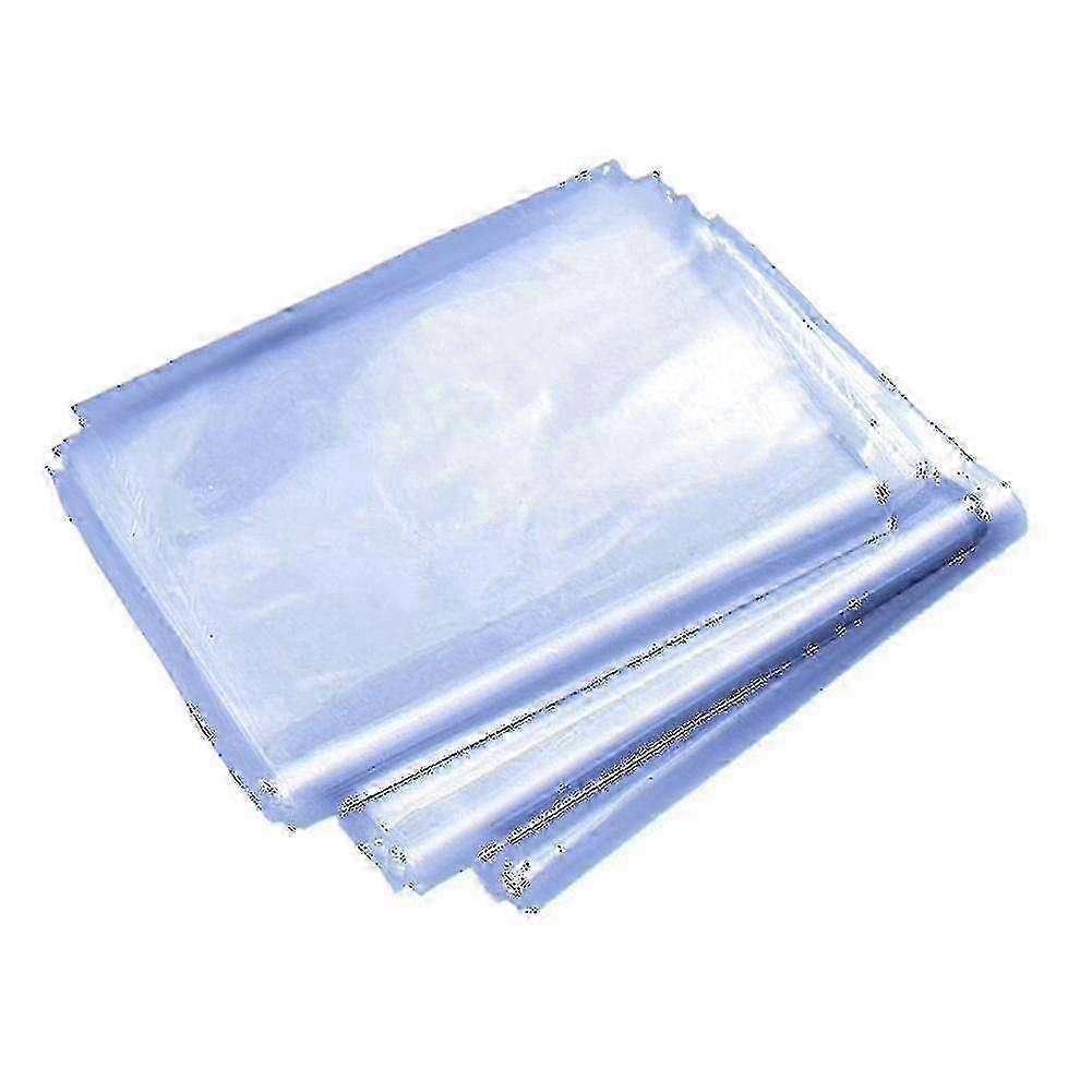 100 Pcs Clear Heat Shrink Film PVC Shrinkable Packaging Wrap Sealing Protector